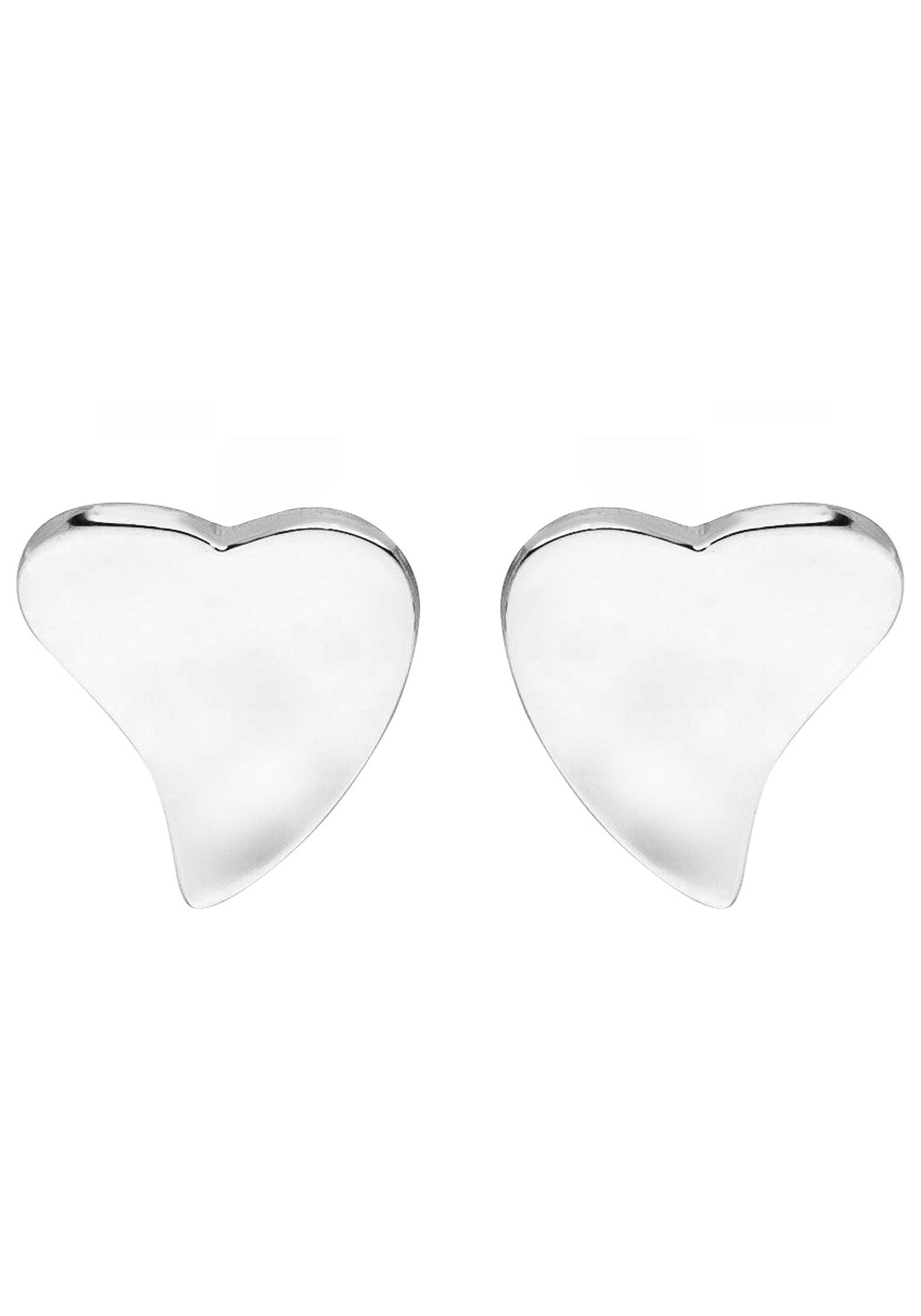 JOBO Boucles d'Oreilles Coeur Argent 9mm 2