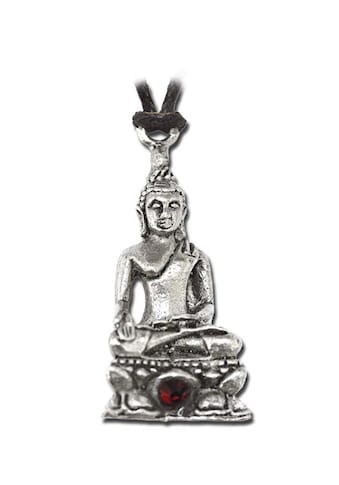 Amulett »Amulett Anhänger Indische Symbole mit Swarovski-Kristall Buddha«