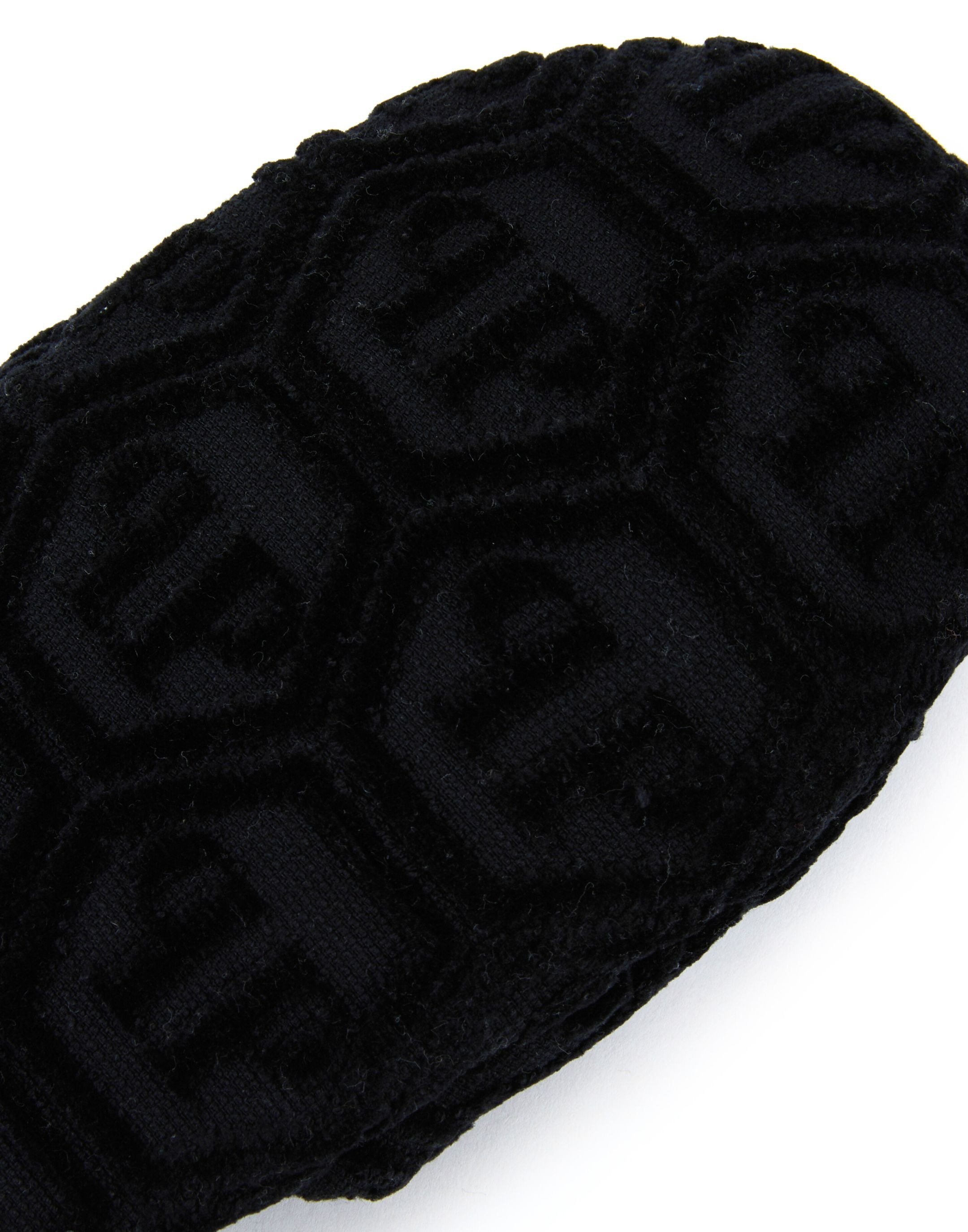 Pantoffel PHILIPP PLEIN "Puffy Slippers Hexagon", Herren, Gr. S, 02, schwarz, Schuhe 3