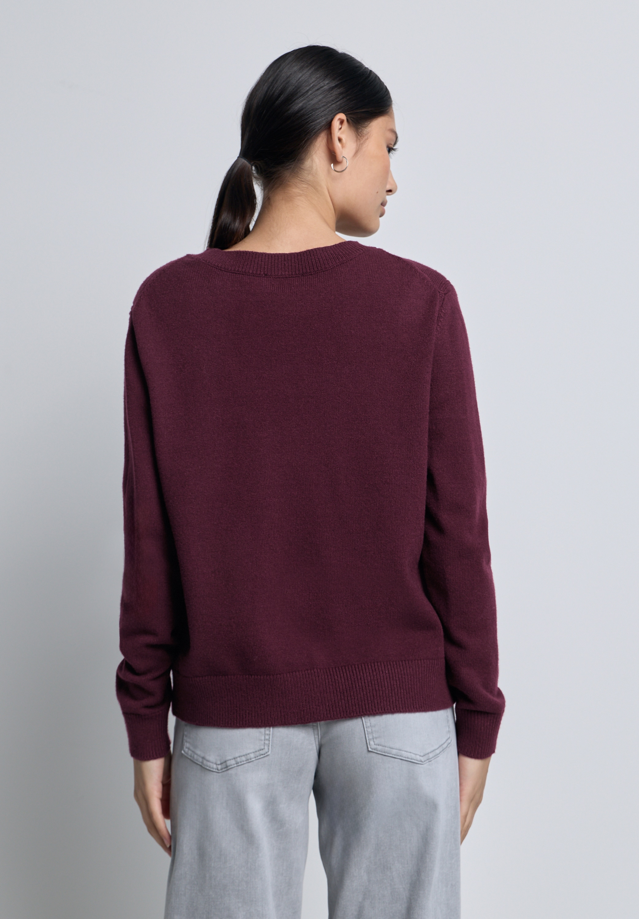 STREET ONE STUDIO Strickpullover, aus softem Materialmix