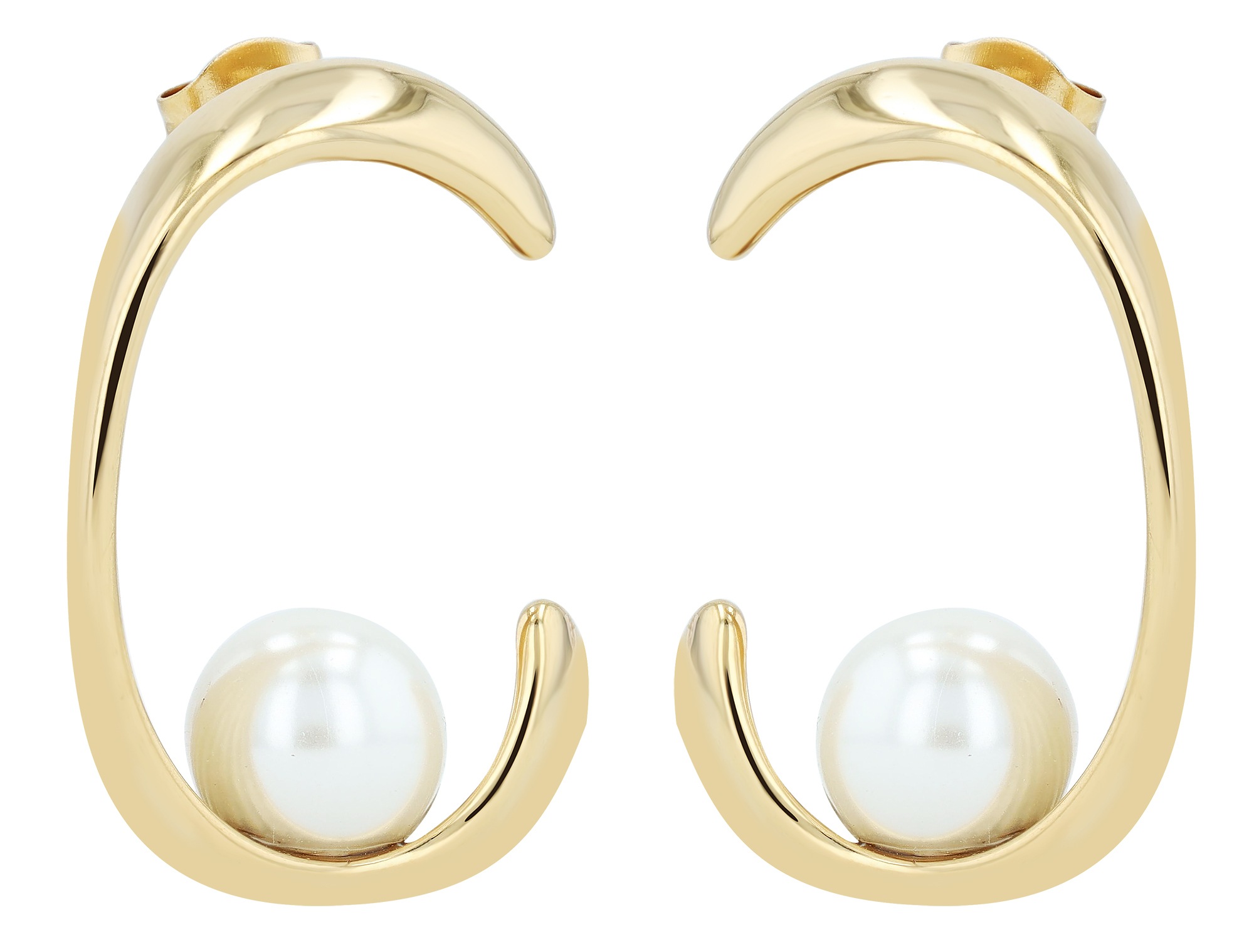 Adelia´s Paar Ohrhänger "Damen Ohrringe aus Edelstahl mit Perle" Ein kleine günstig online kaufen