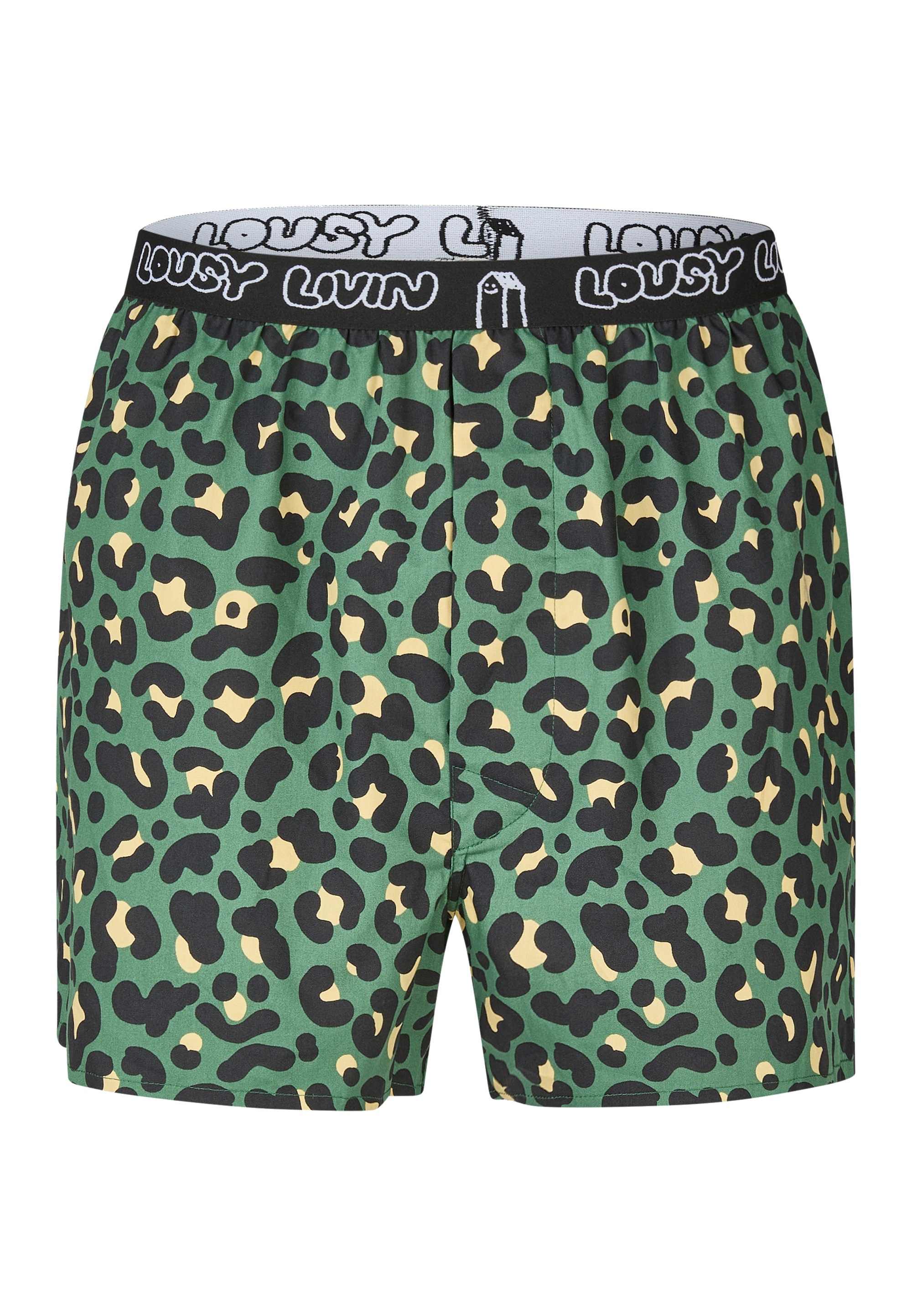 Lousy Livin Boxershorts mit lässigem Leo-Print