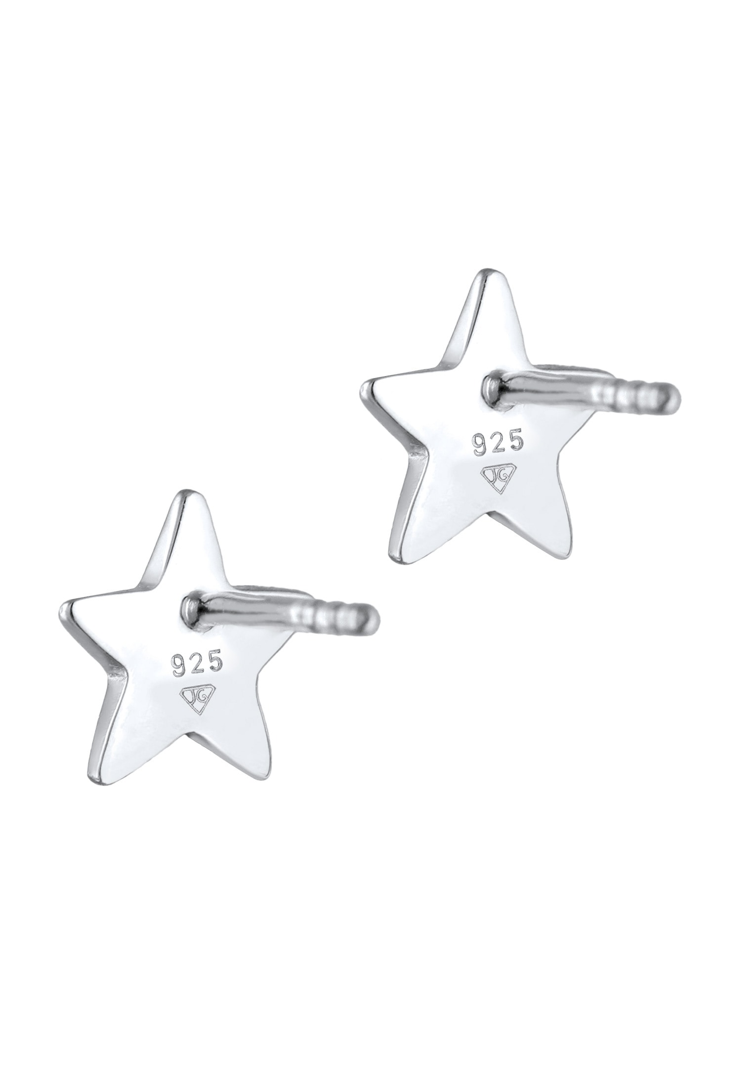 Elli Paar Ohrstecker »Ohrringe Stern Astro Trend Filigran Basic 925 Silber«