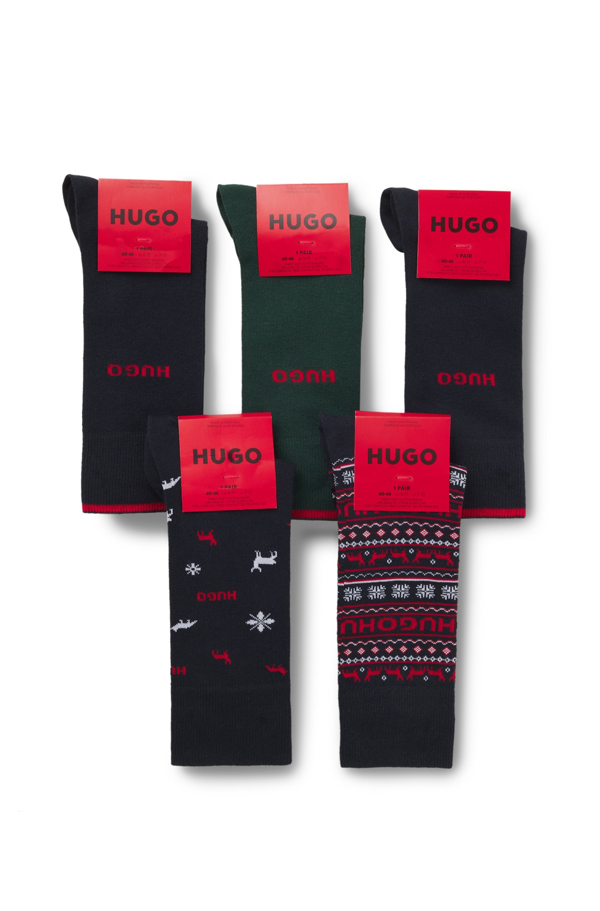 HUGO Underwear Socken "5Pack GIFT XMAS" 5 Paar tlg. zum verschenken, elasti günstig online kaufen