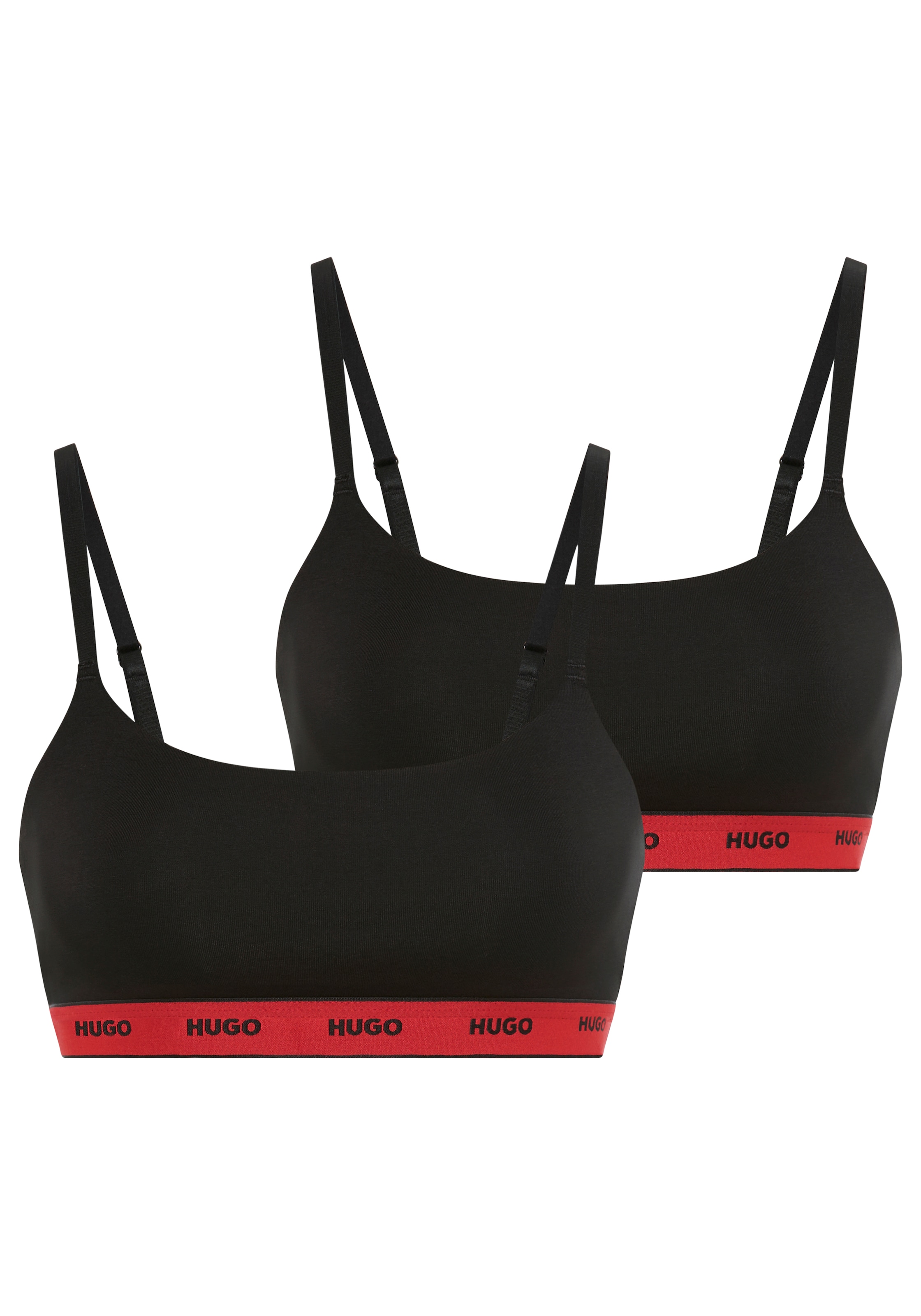 HUGO Underwear "TWIN BRALETTE STRIPE" 2 Stk. ungepolstert