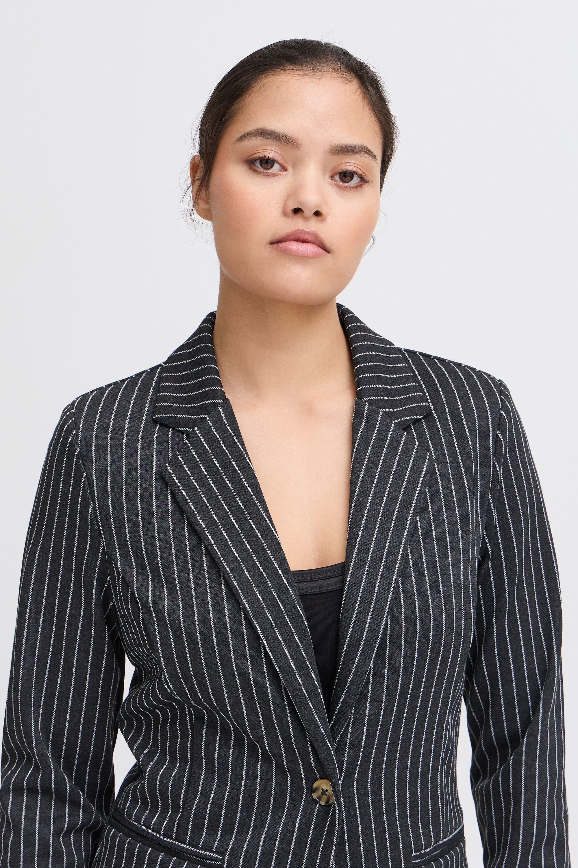 Ichi Kurzblazer »Kurzblazer IXKATE PINSTRIPED BL«