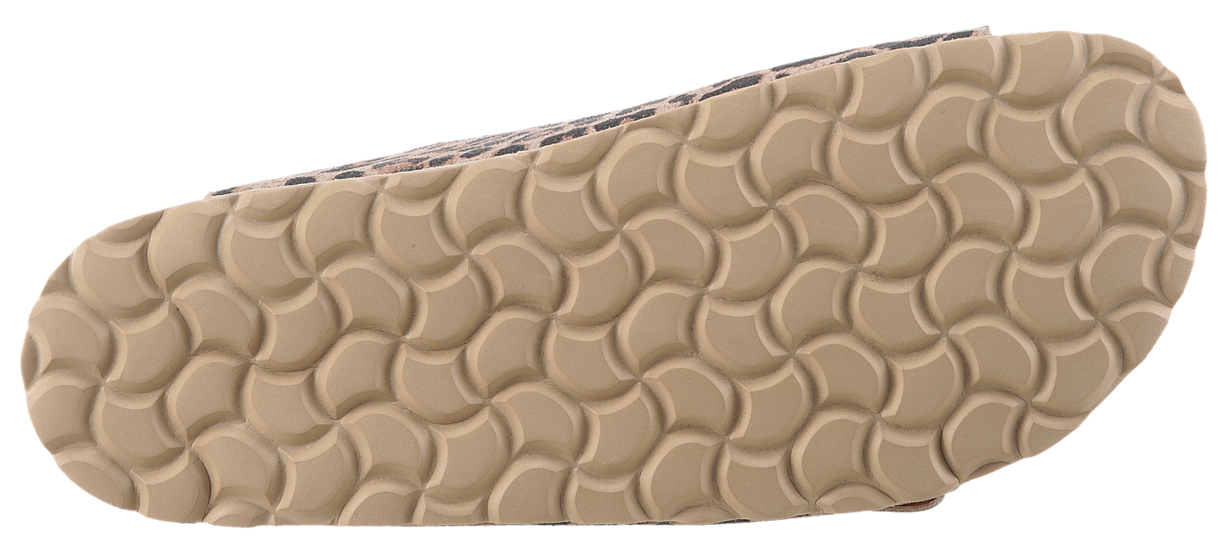 VERBENAS Pantolette »Randell Leopardo«, Sommerschuh, Schlappen, Hausschuh mit Softfußbett