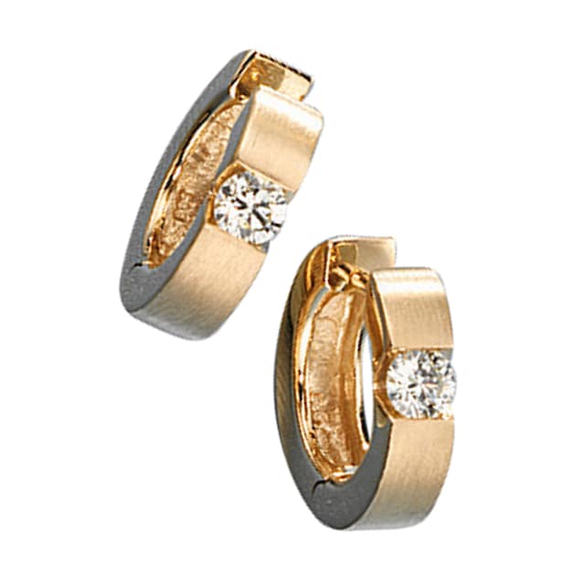 »Ohrringe Diamanten«, kaufen online Paar Creolen JOBO Gold | BAUR 585 mit
