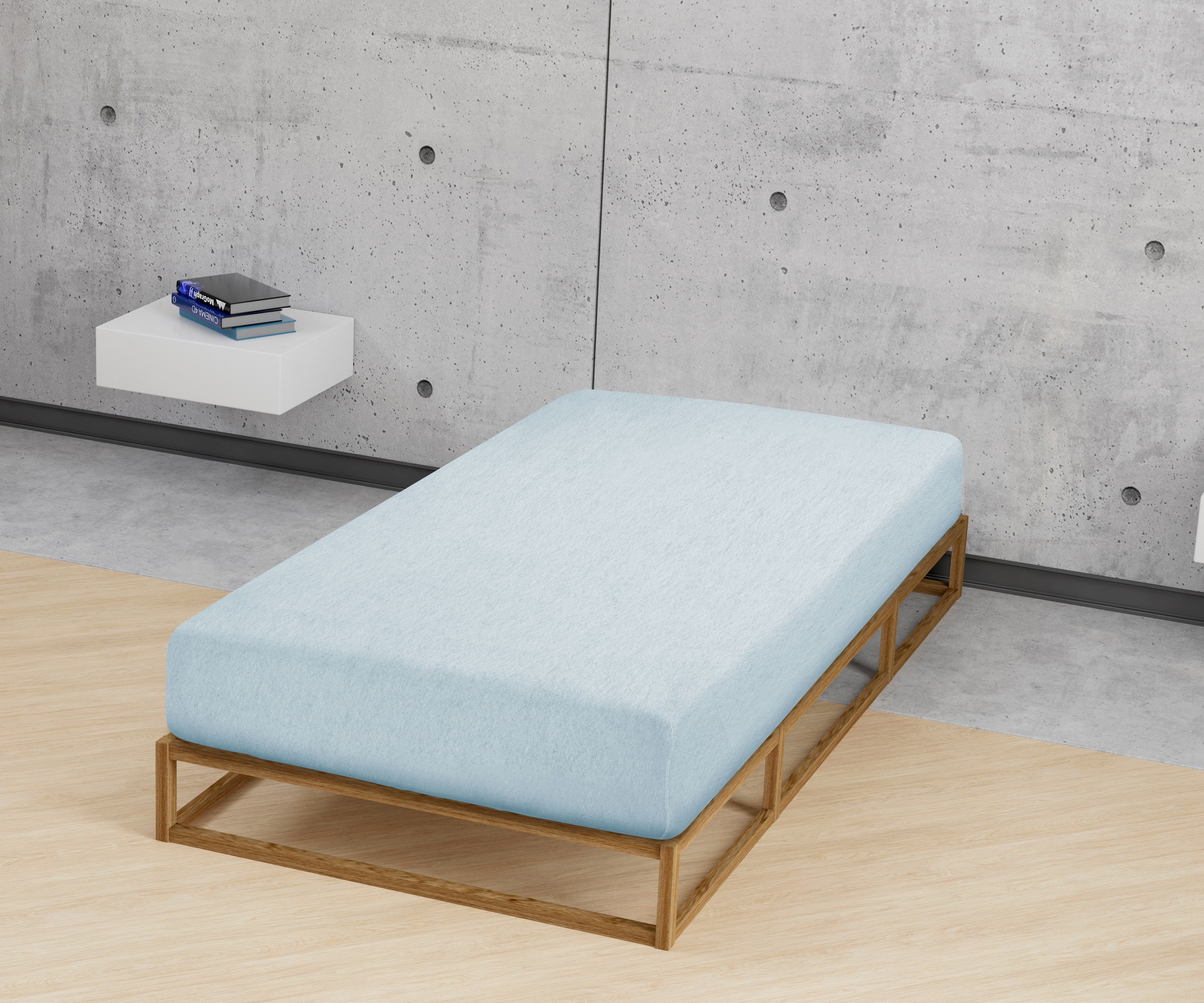 Biberna Spannbettlaken »Hermal«, 100% Baumwolle, weich+warm, Matratzenhöhe bis 22 cm, Made in Germany