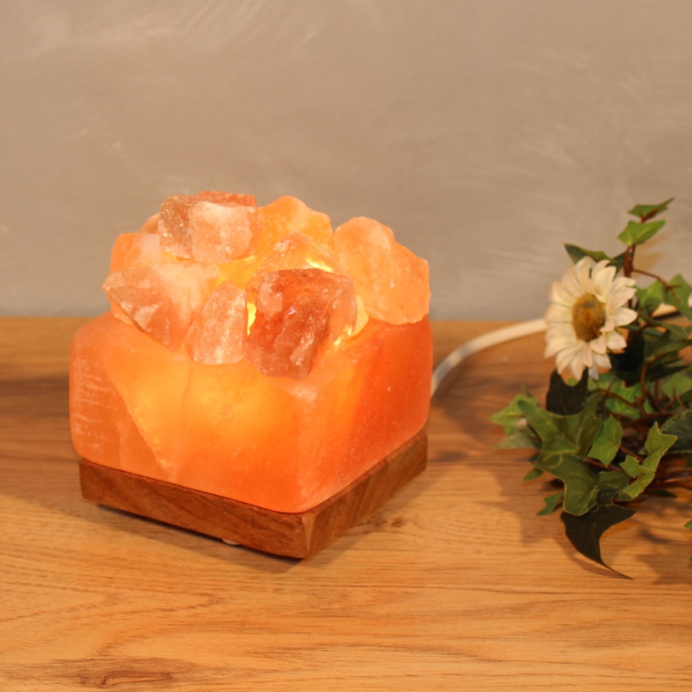 HIMALAYA SALT DREAMS Salzkristall-Tischlampe ca.10 - | »Salzkristallschale«, ein Unikat, jeder cm bestellen Stein Salzkristall H: aus BAUR Handgefertigt