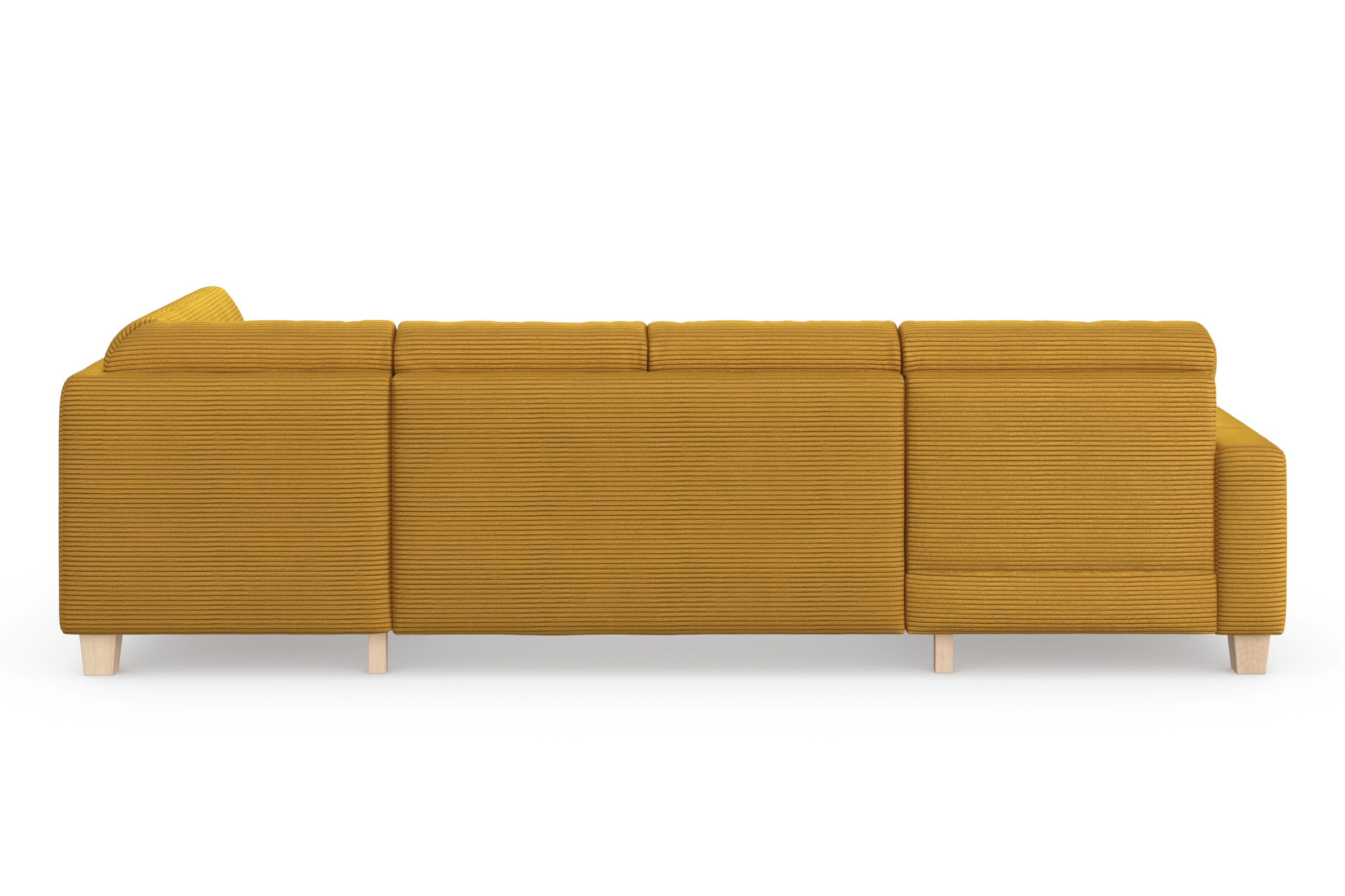 Home affaire Wohnlandschaft »Summer U-Form«, mit oder ohne Bettfunktion und Bettkasten, Cord-Bezug