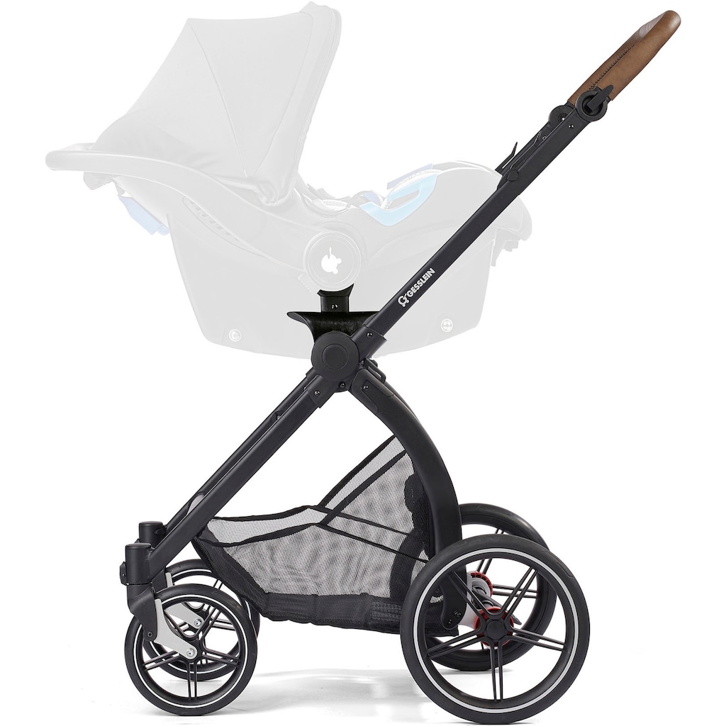 Gesslein Kombi-Kinderwagen »FX4 Soft+ mit Aufsatz Swing schwarz, sand«