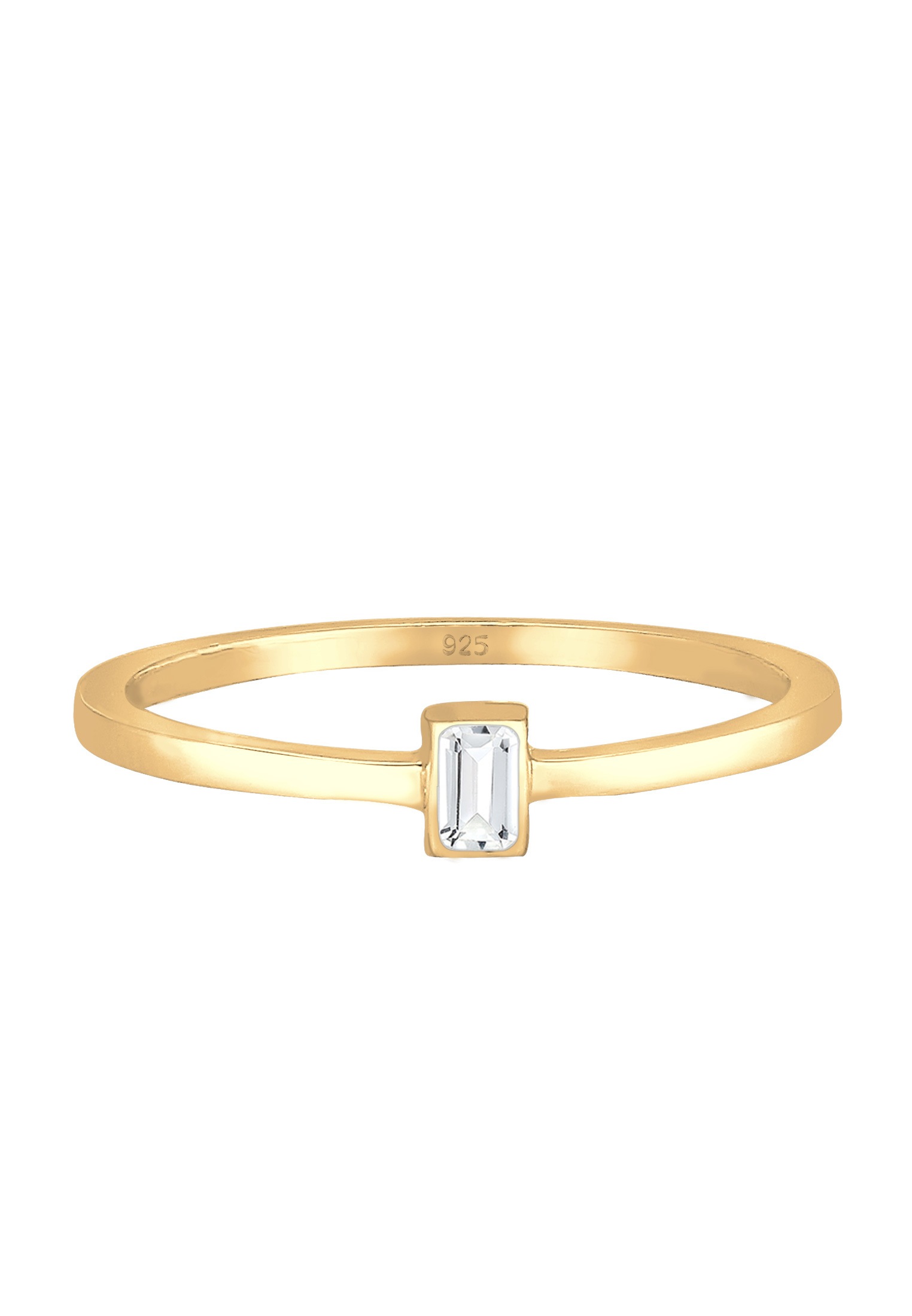 Elli Premium Verlobungsring »Topas Weiß 925 Sterling Silber«