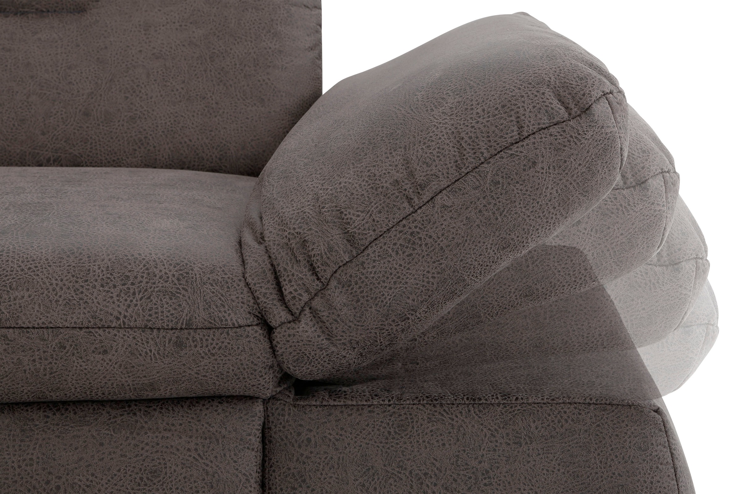 INOSIGN Ecksofa »Avesa L-Form«, Wahlweise mit Armteilvertsellung und Bettfunktion, B/T/H: 300/172/80cm
