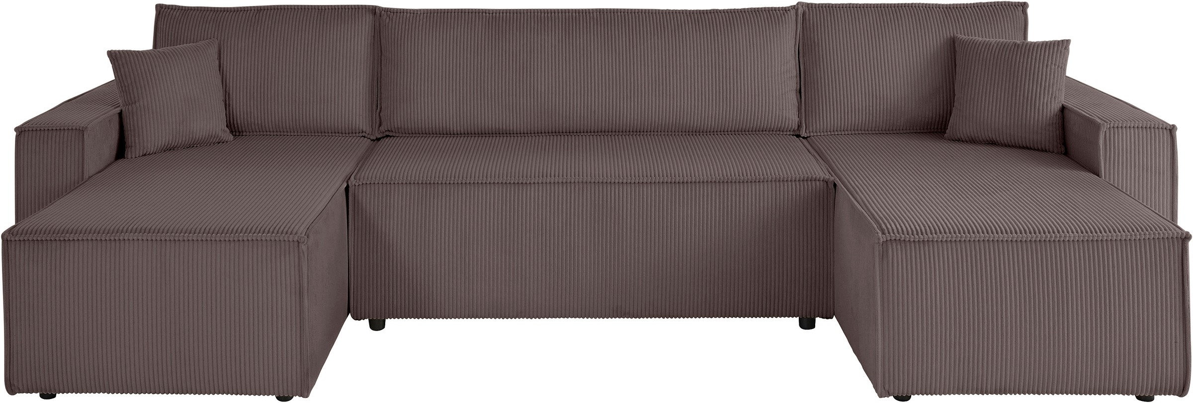 OTTO home Wohnlandschaft "CASSI, 311 cm, U-Form, Schlafsofa, Bettkasten, Bo günstig online kaufen
