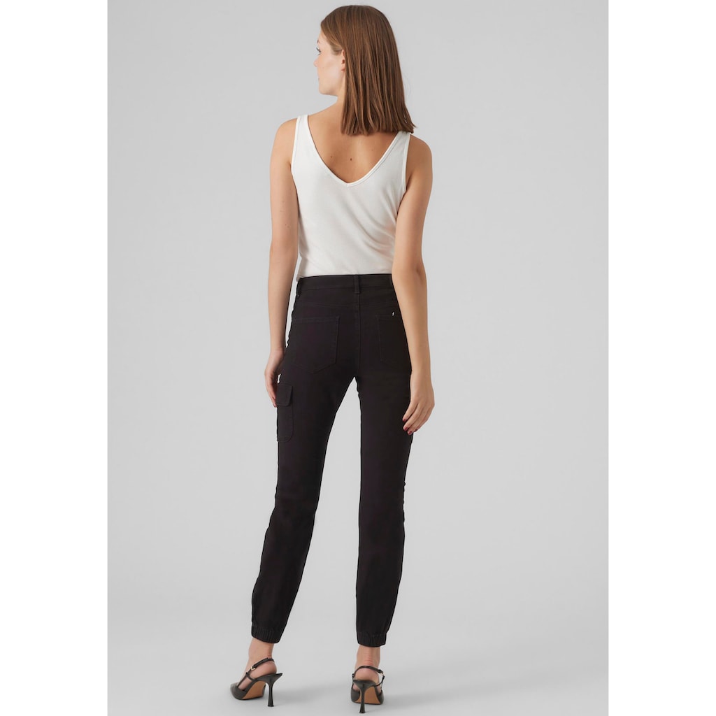 Vero Moda Cargohose »VMIVY MR ANKLE CARGO PANTS NOOS«