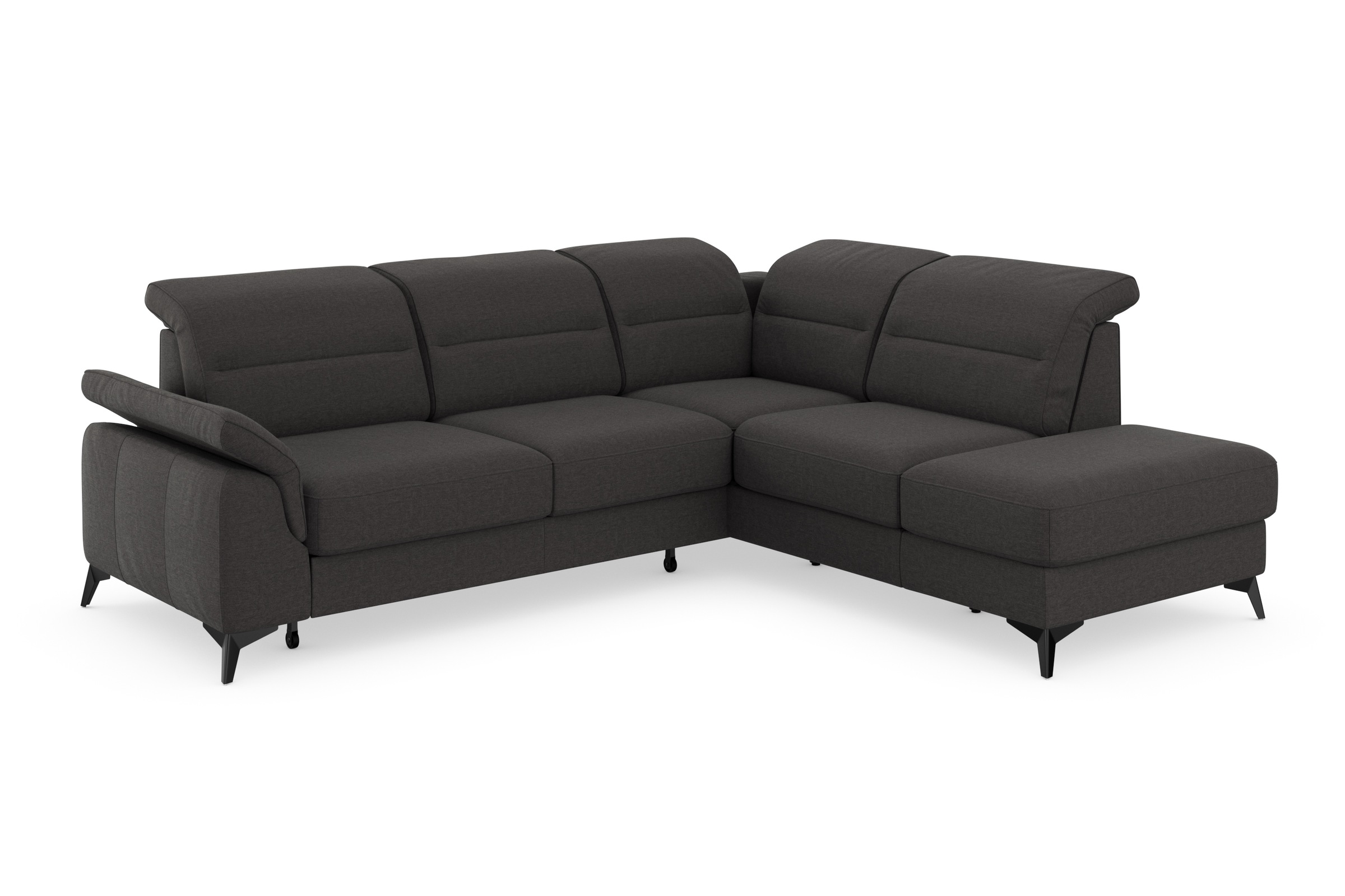 sit&more Ecksofa "Sinatra L-Form", mit Ottomane, optional mit Kopfteilverst günstig online kaufen