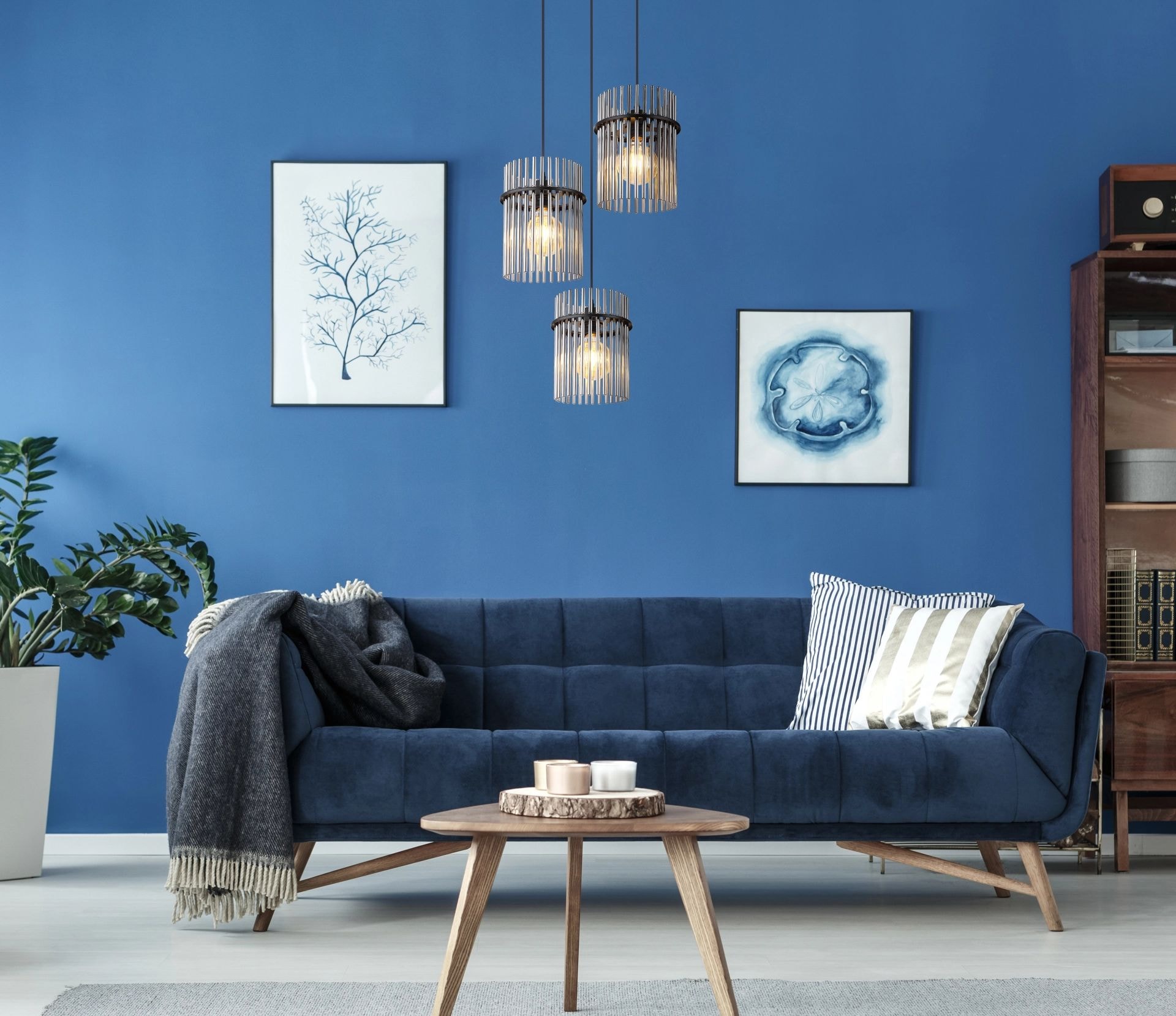 GLOBO LIGHTING Pendelleuchte »GORLEY« E27 1 Stk. Design Glasstäbe, Deckenlampe, Wohnzimmer, Esszimmer, Hängelampe