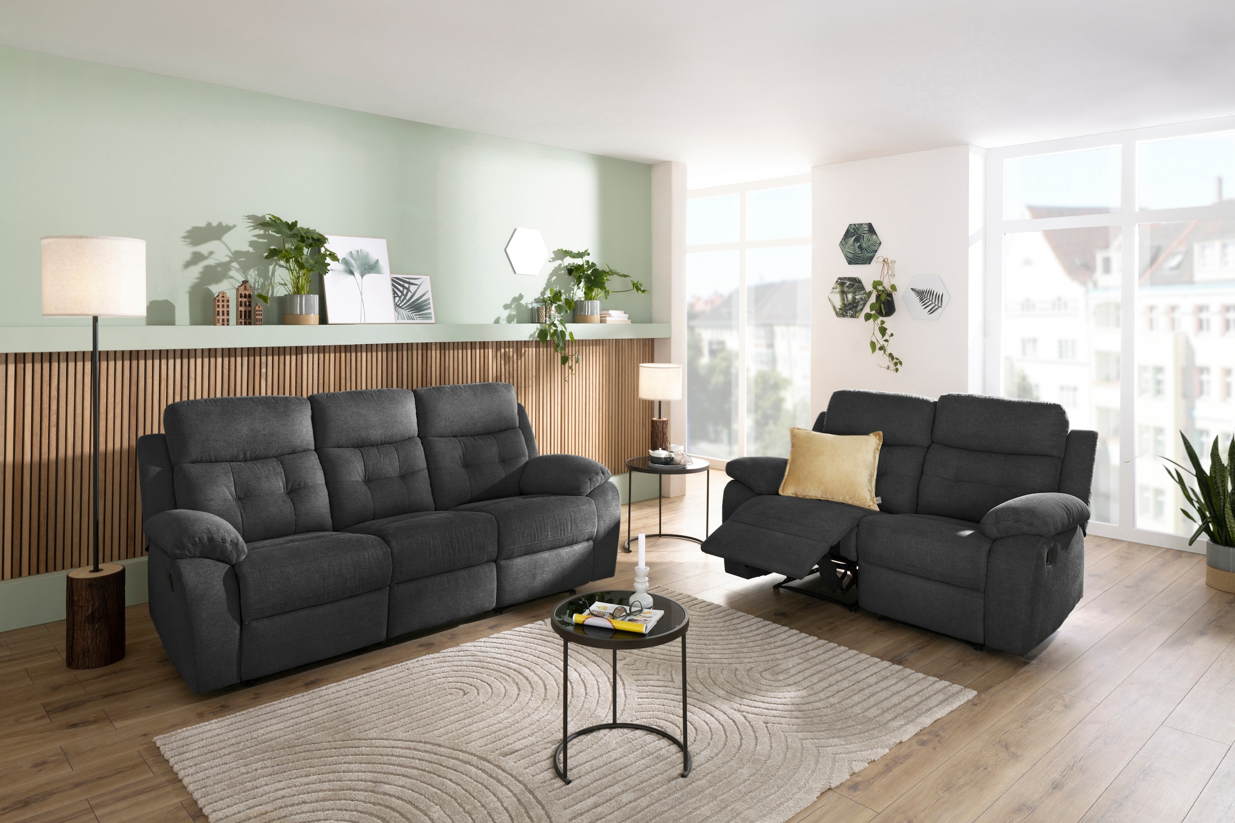 Home affaire 2-Sitzer »Lannilis«, mit manueller und elektrischer Relaxfunktion