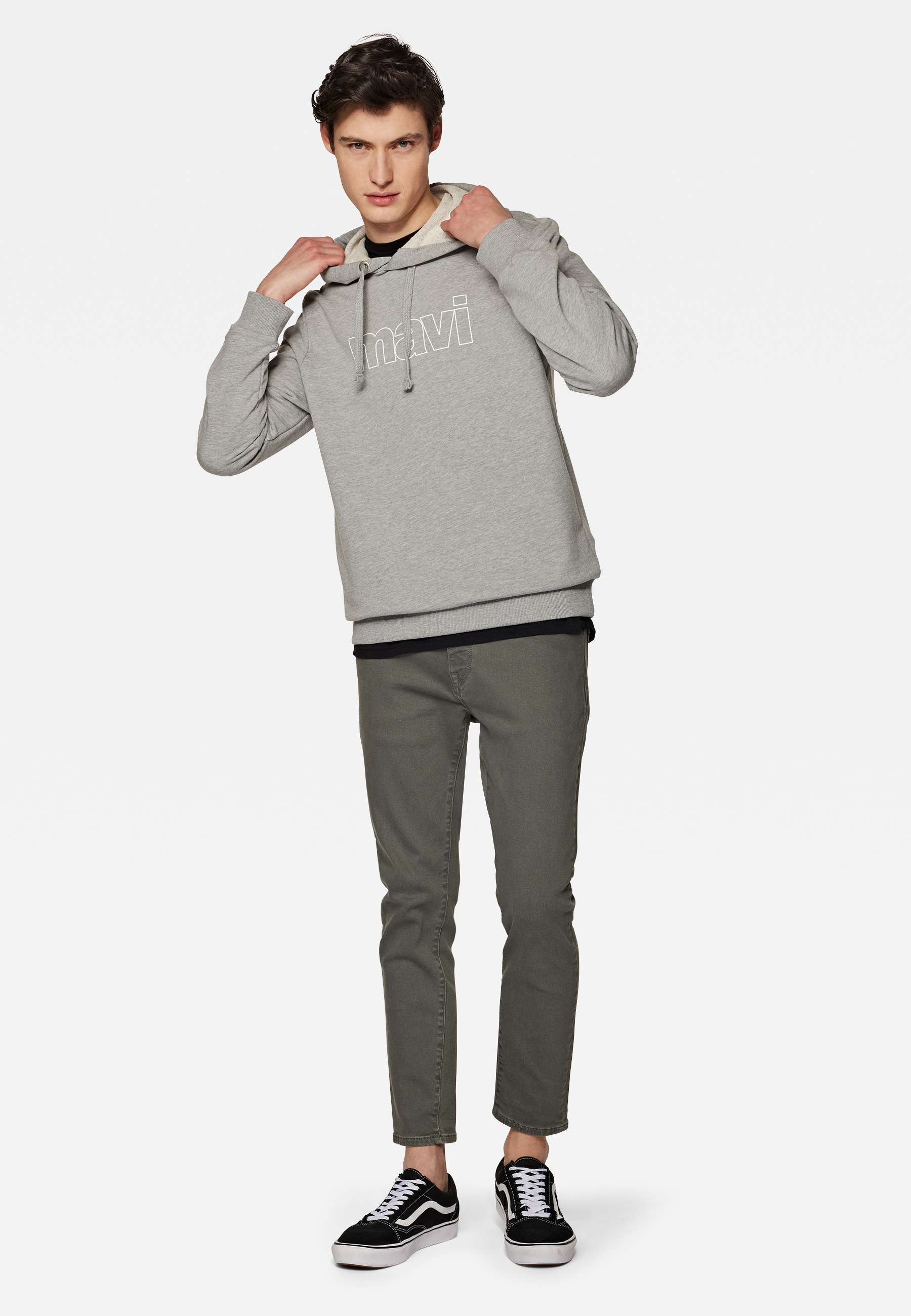 Mavi Megztinis su gobtuvu » LOGO HOODIE« Ba...