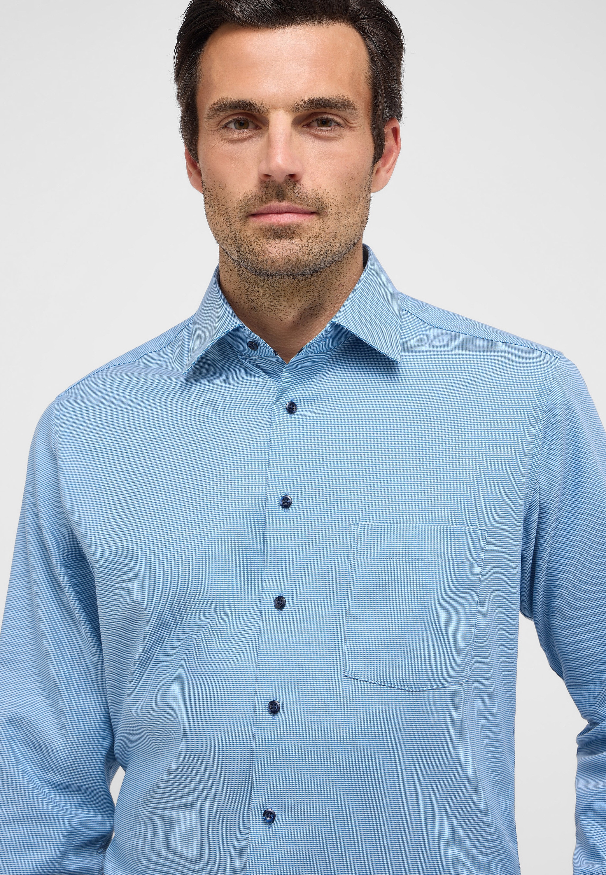 Eterna Langarmhemd »MODERN FIT«, NON IRON (bügelfrei)
