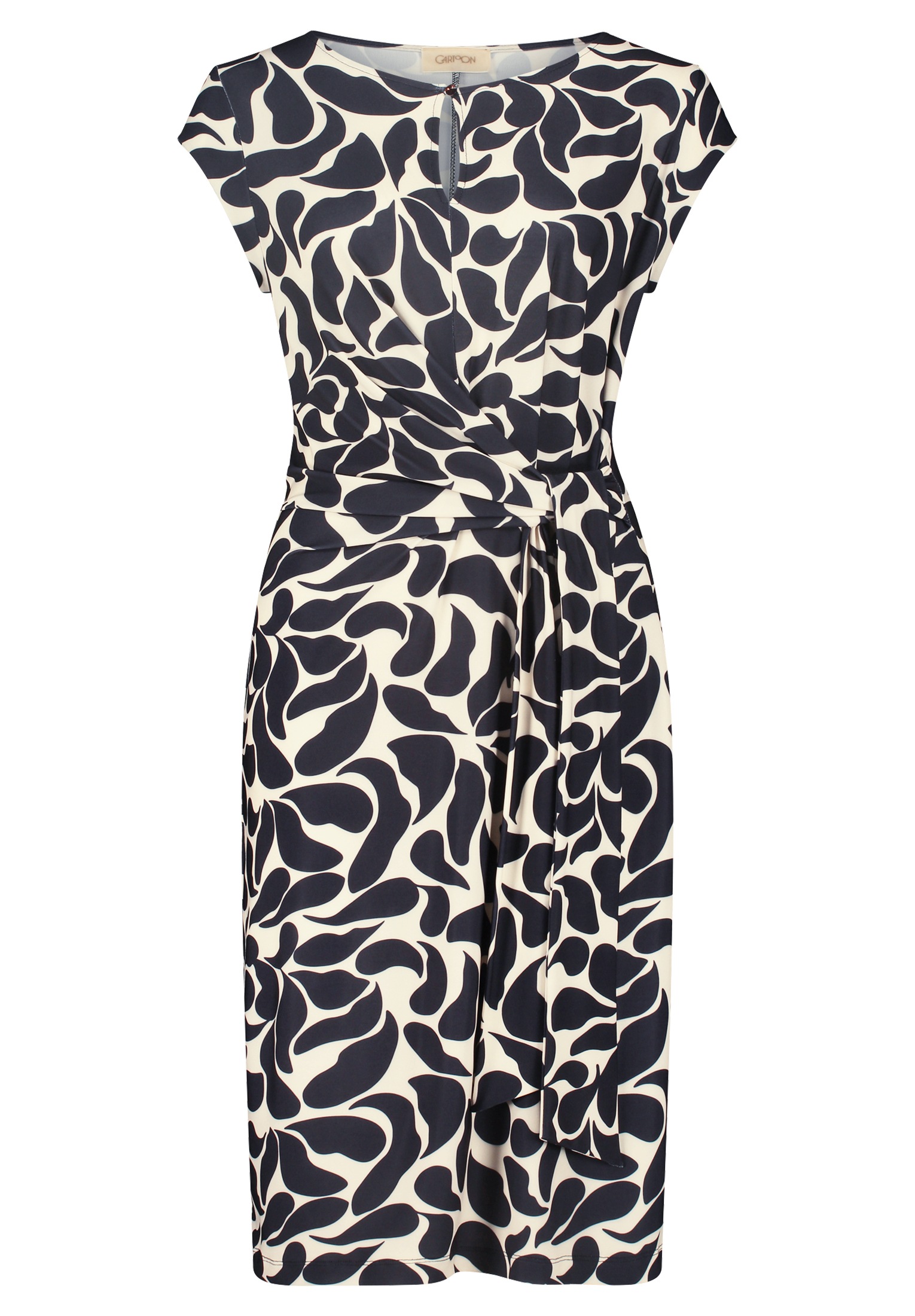 Cartoon Jerseykleid »Cartoon Jerseykleid mit Raffung«, Form