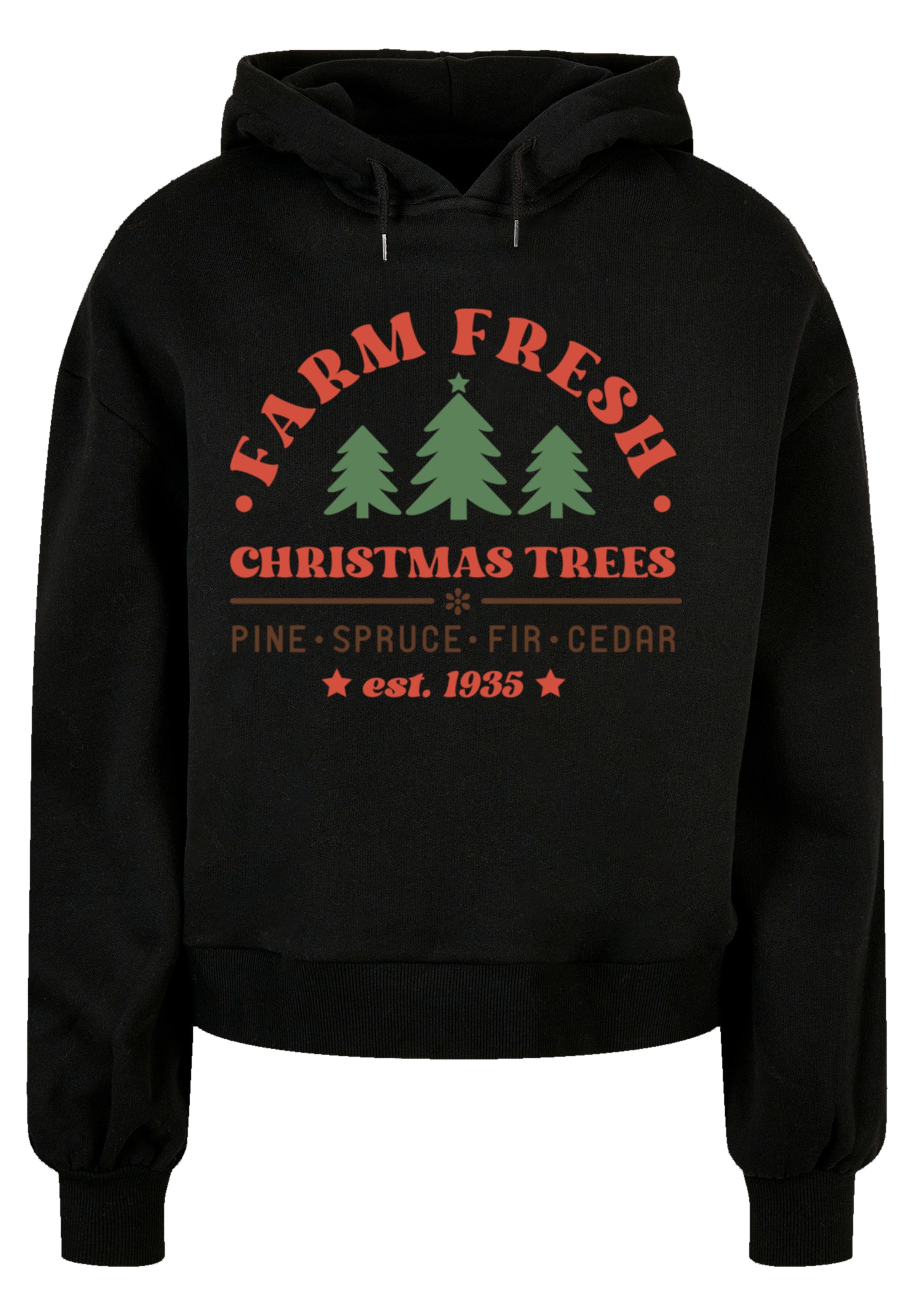 F4NT4STIC Kapuzenpullover »Weihnachten Trees Collegiate Warm and Cozy«, Premium Qualität, Christmas Collection