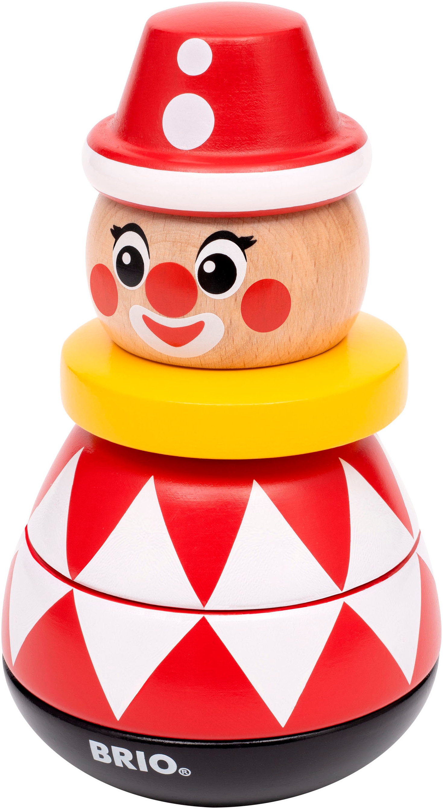 BRIO® Stapelspielzeug »Magnetischer Stapelclown«, FSC®-Holz aus gewissenhaft bewirtschafteten Wäldern
