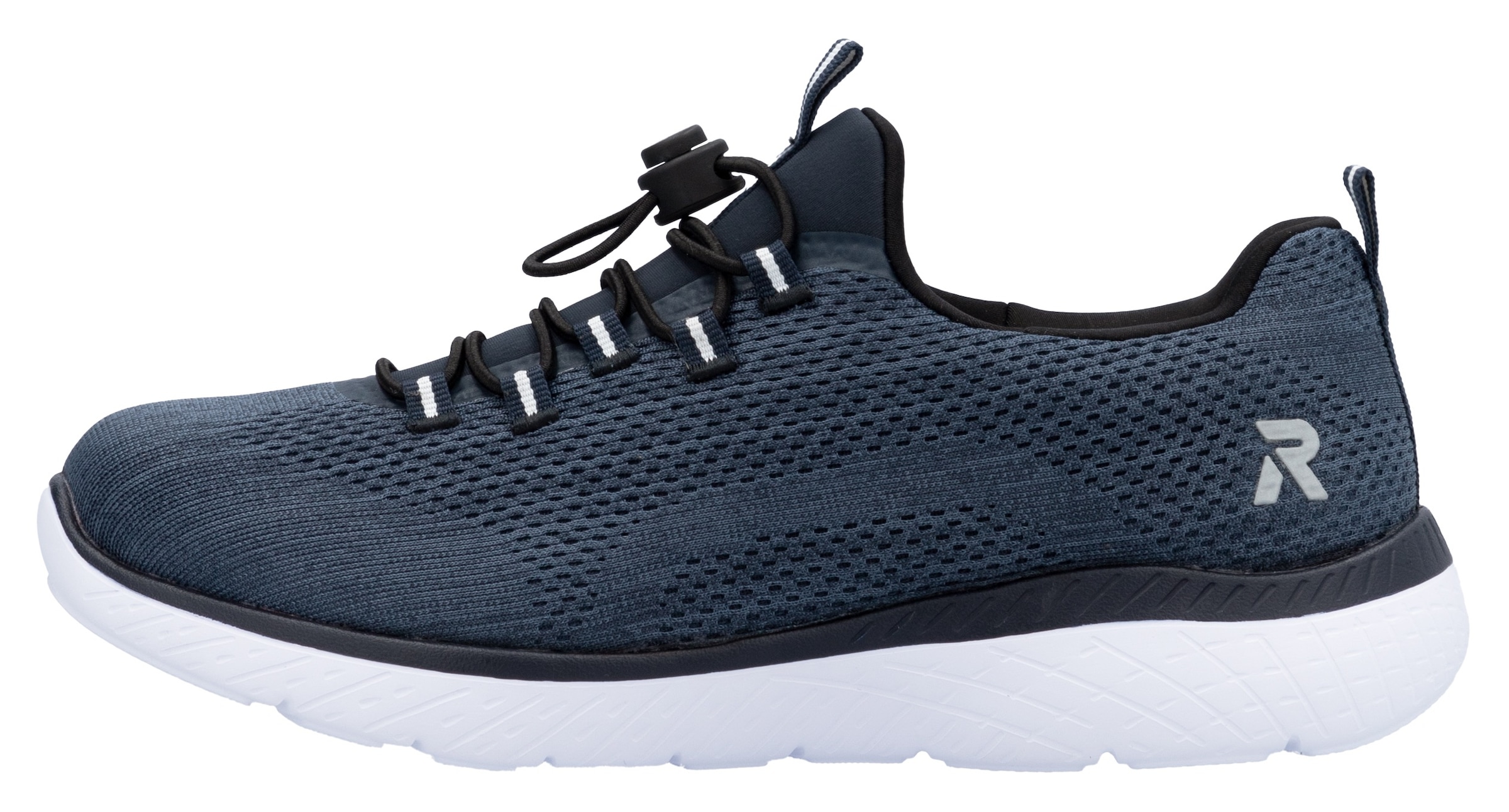 RIEKER Sport Slip-On Sneaker, Schlupfschuh, Halbschuh, Freizeitsneaker mit MemoSoft-Ausstattung