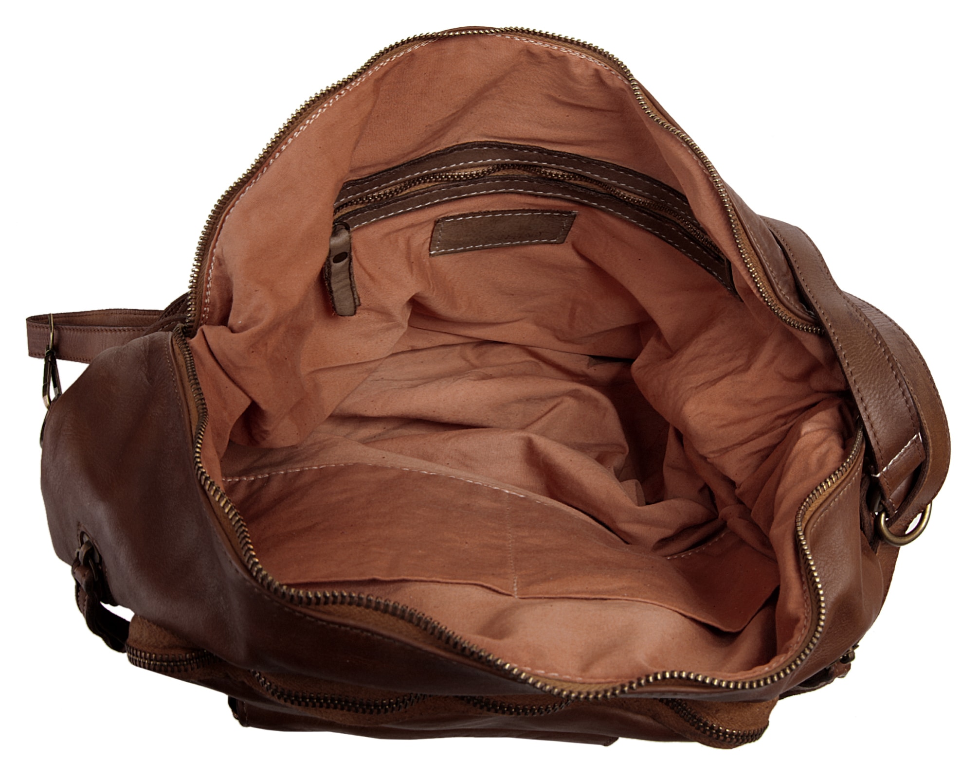 forty° Cityrucksack, echt Leder, Made in Italy