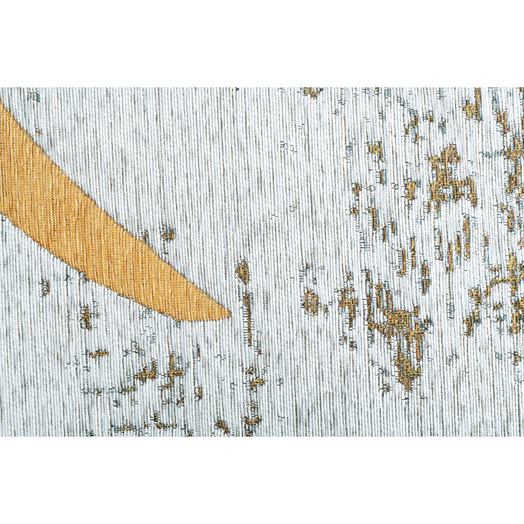 Sansibar Teppich »Keitum 012«, rund, Flachgewebe, modernes Design, Motiv Sylt & gekreuzte Säbel