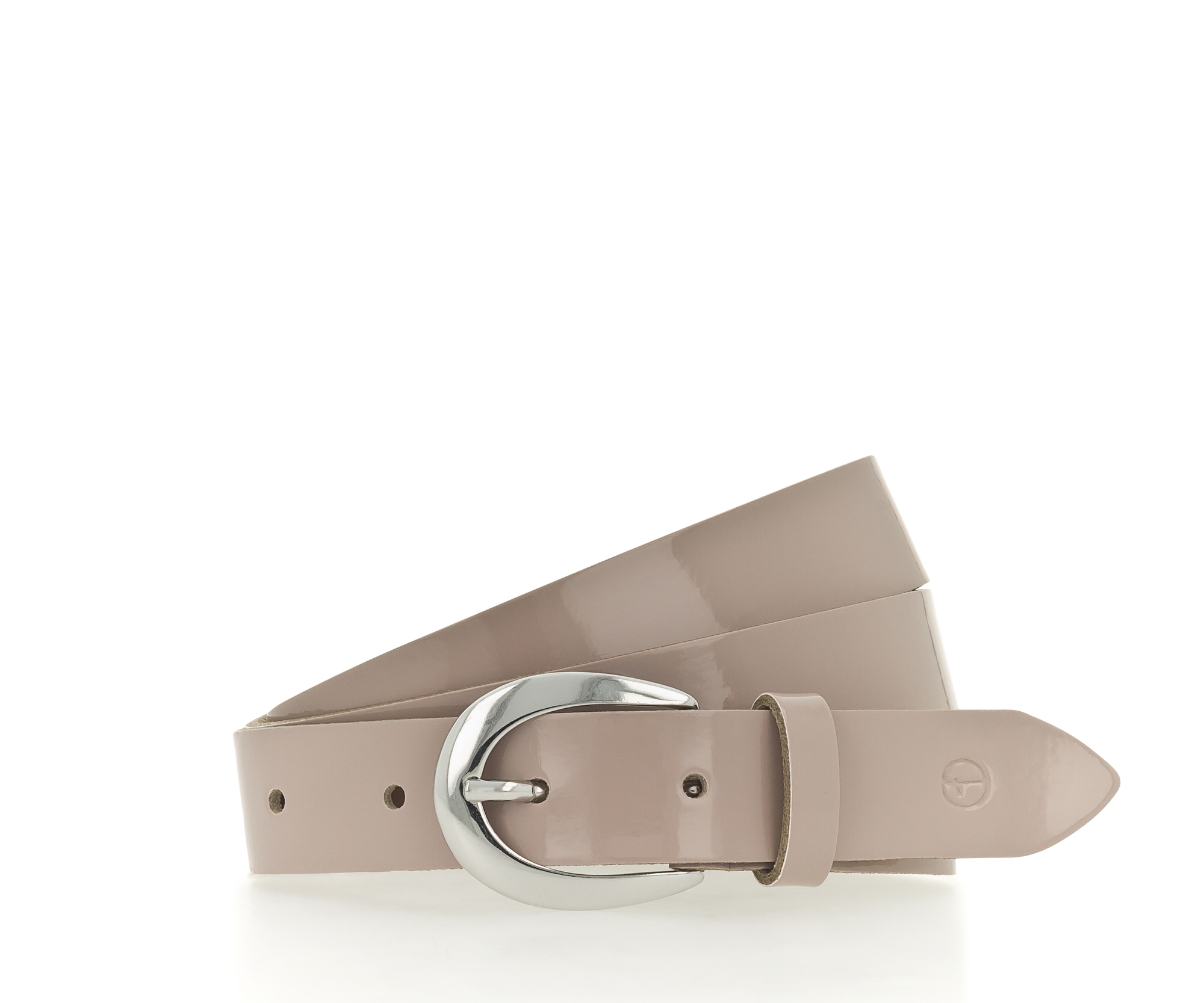 Tamaris Ledergürtel ""Carolin Silver"" weiches Lack-Rindleder mit hochglänz günstig online kaufen