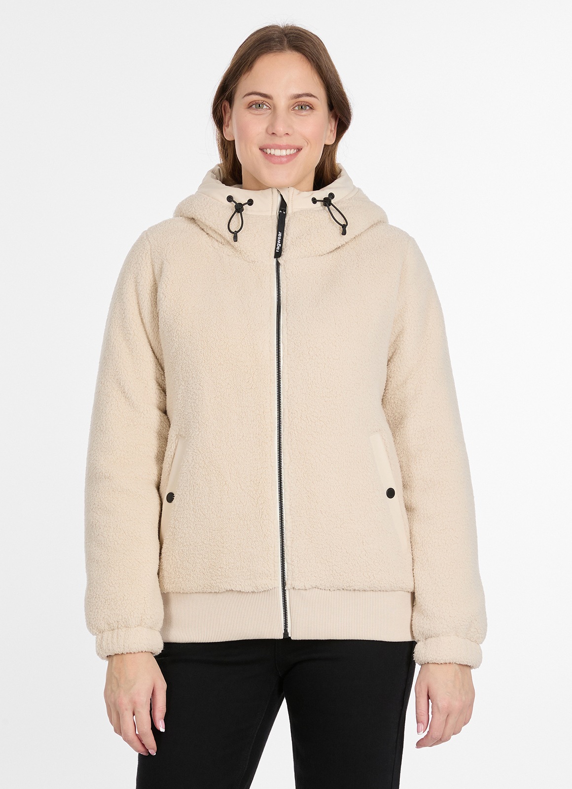 Ragwear Fleecejacke "COUSY SHORT" mit Kapuze günstig online kaufen