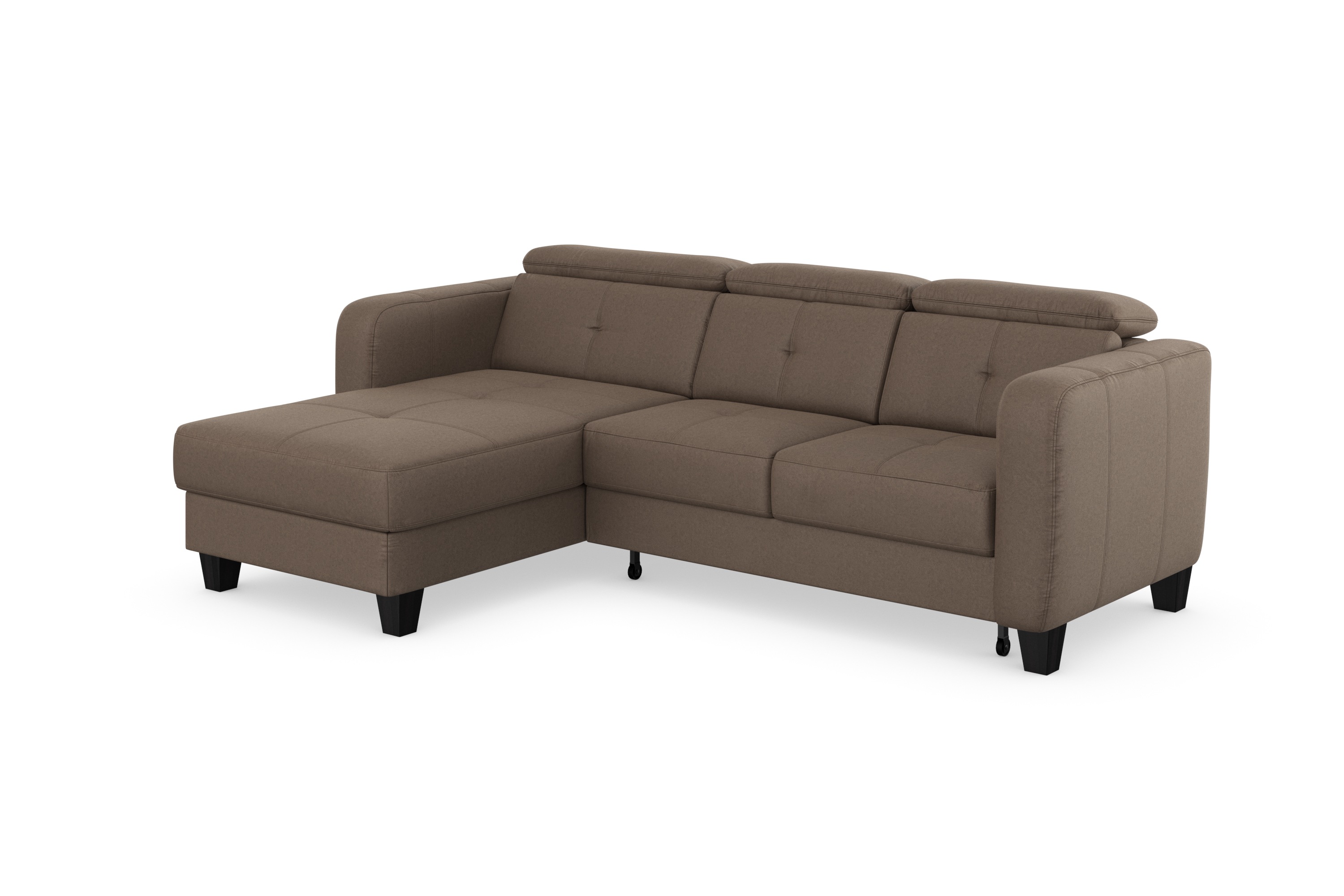 Thumbnail - sit&more Ecksofa "Belluci L-Form" inklusive Federkern, wahlweise mit Bettfunktion und Bettkasten