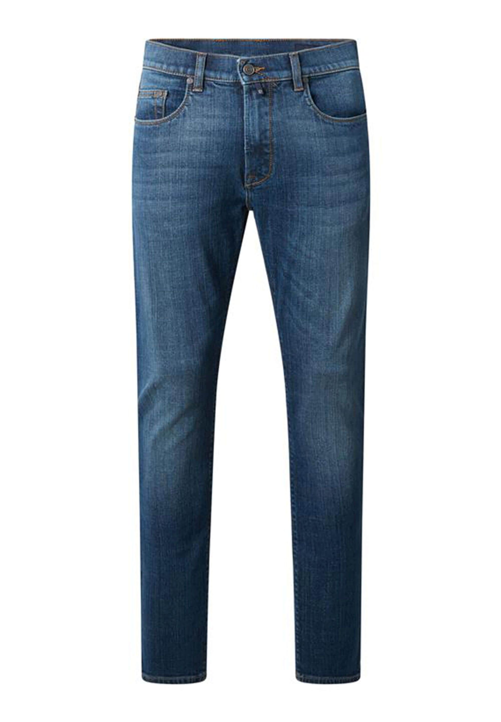 Pierre Cardin Gerade Jeans "Laval" mit Dornschlaufe für die Gürtelschnalle