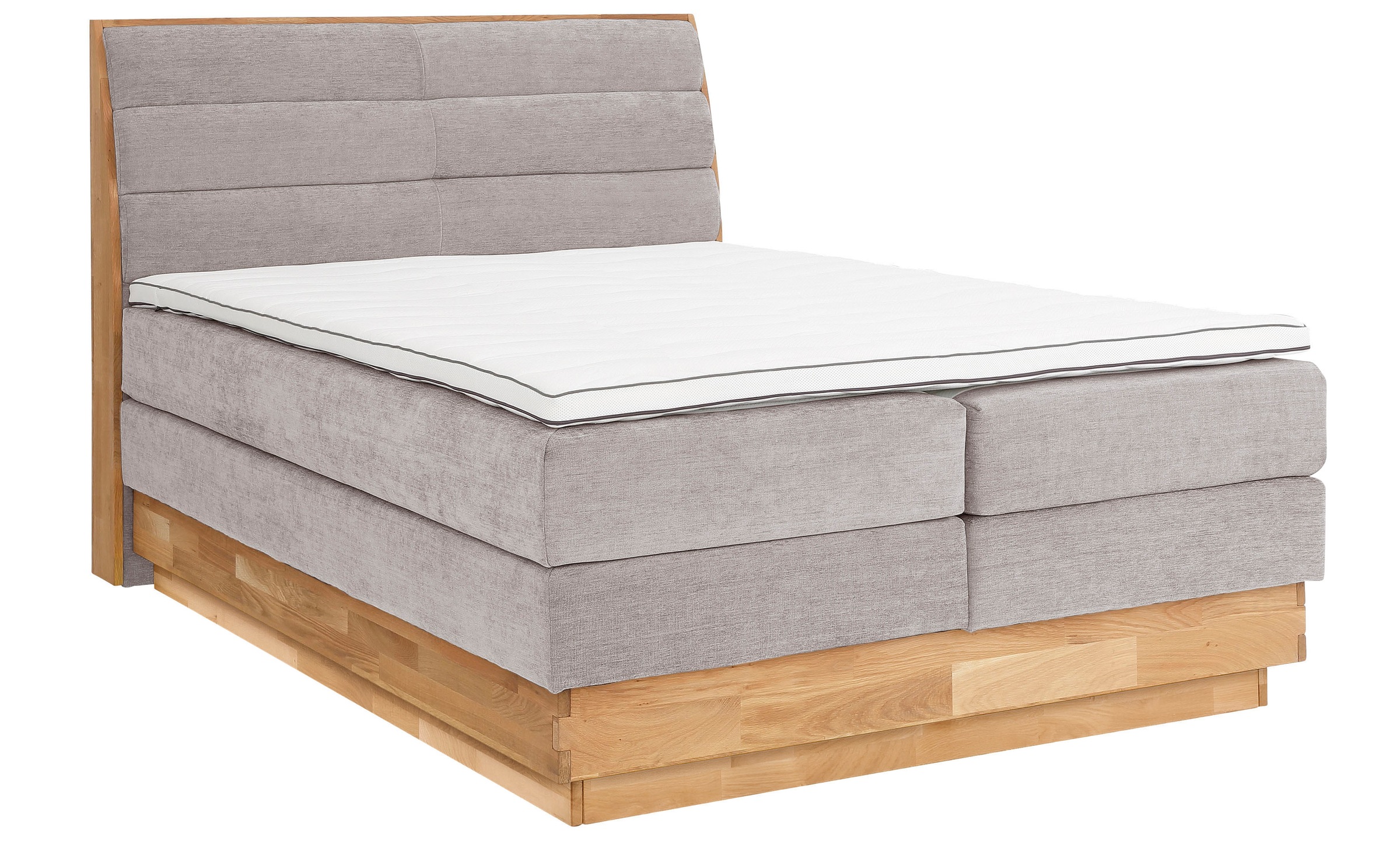 Thumbnail - OTTO products Boxspringbett "Jenna", ohne LED-Beleuchtung, mit zertifizierten, recycelten Bezugsstoffen