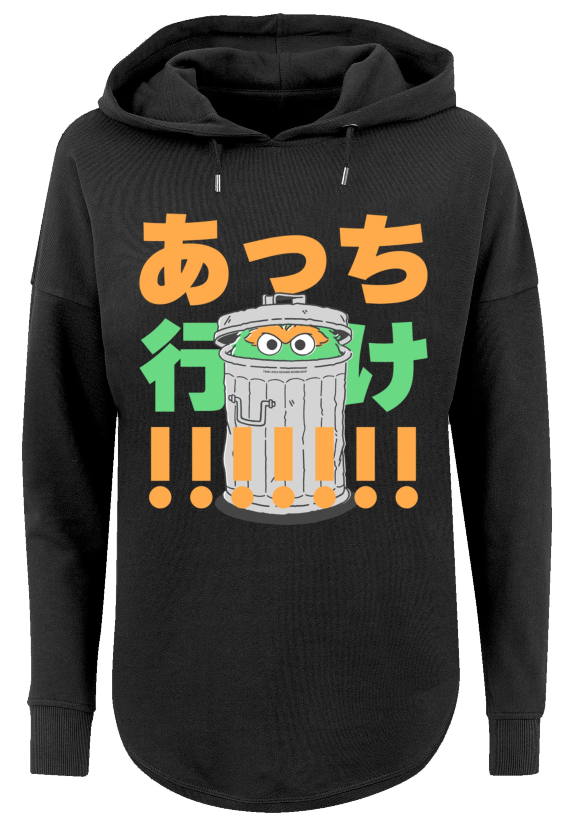 F4NT4STIC Kapuzenpullover »Sesamstraße Oscar Trashcan«, Premium Qualität