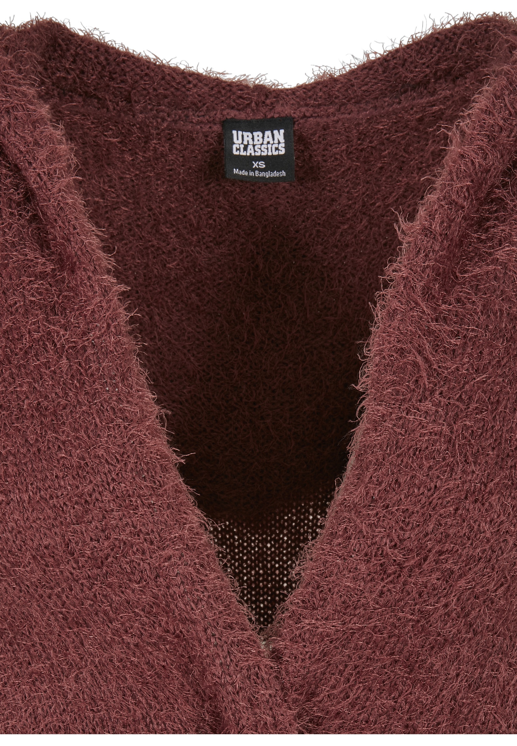 Thumbnail - URBAN CLASSICS Strickjacke "Urban Classics Damen Ladies Hooded Feather Cardigan" 1 Stk.