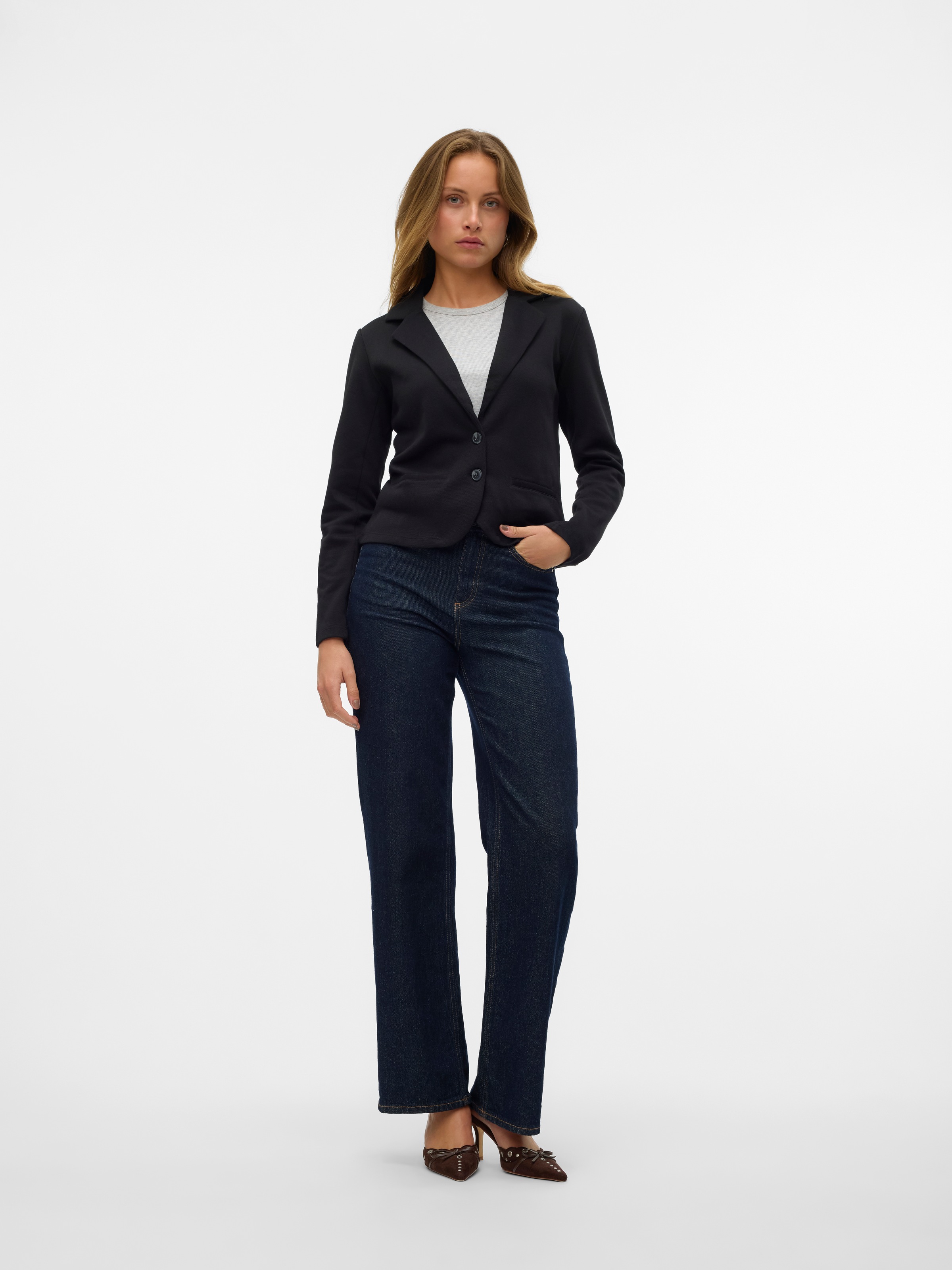 Vero Moda Jerseyblazer »VMEMMA LS BLAZER JRS NOOS«, Einreiher