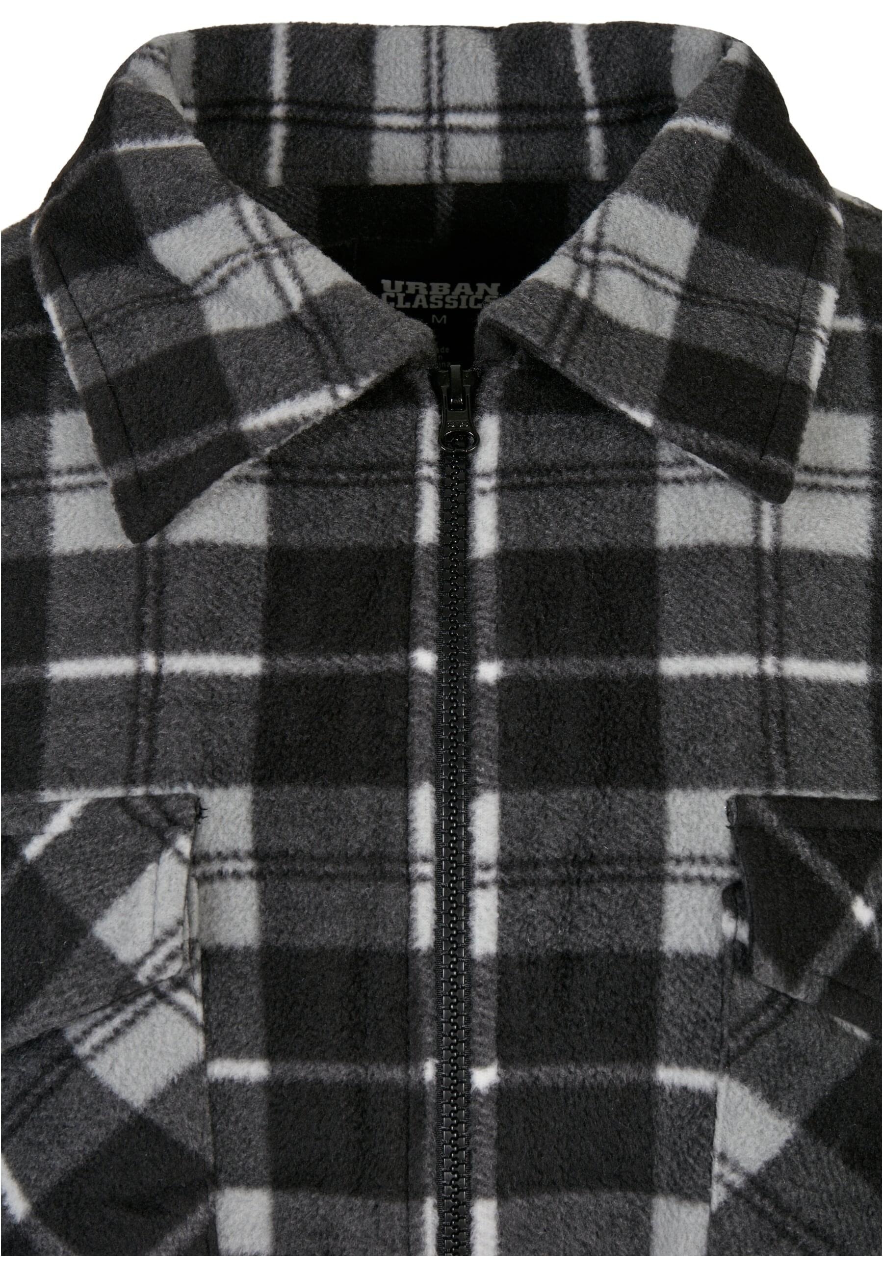 URBAN CLASSICS Outdoorjacke »Herren Plaid Teddy Lined Shirt Jacket«, (1 St.), ohne Kapuze