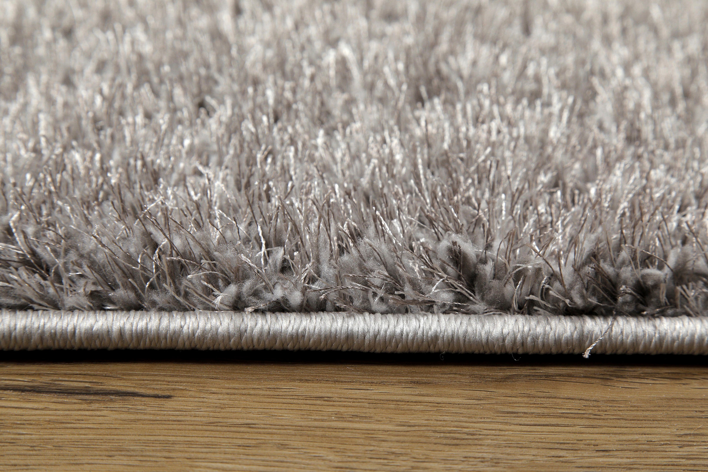 my home Hochflor-Teppich »Nickolas«, rund, 30 mm Höhe, Langflor, Shaggy, dichter weicher Hochflor, uni farben, Wohnzimmer