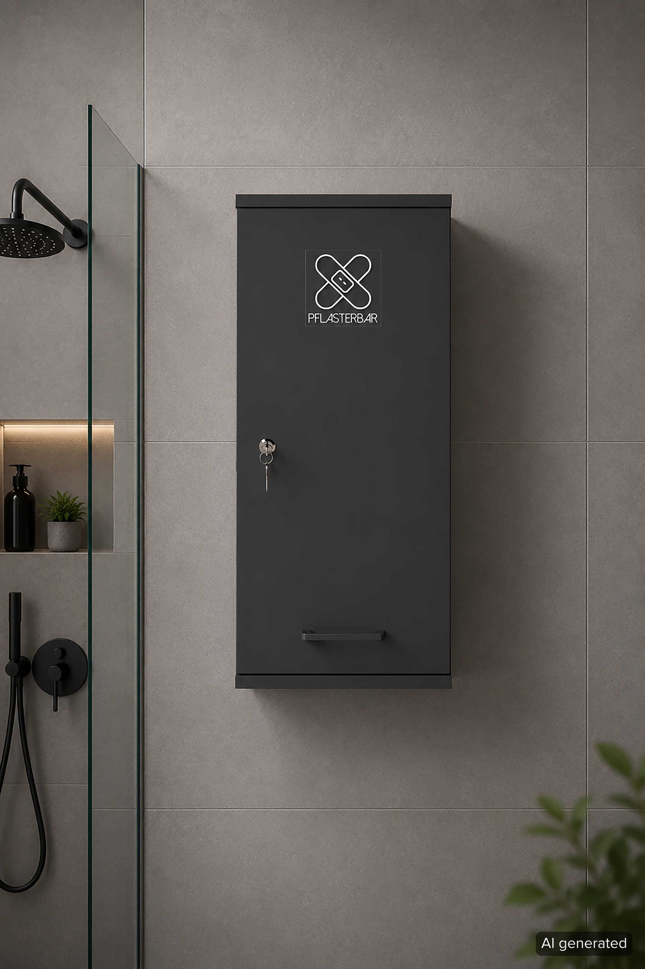 Schildmeyer Medizinschrank »Galeno, mit 3 verschiedenen Aufklebern, Breite 30 cm, Made in Germany« 1 Stk. tlg. Auswahl aus 3 verschiedenen Aufklebern zum Anbringen, Made in Germany