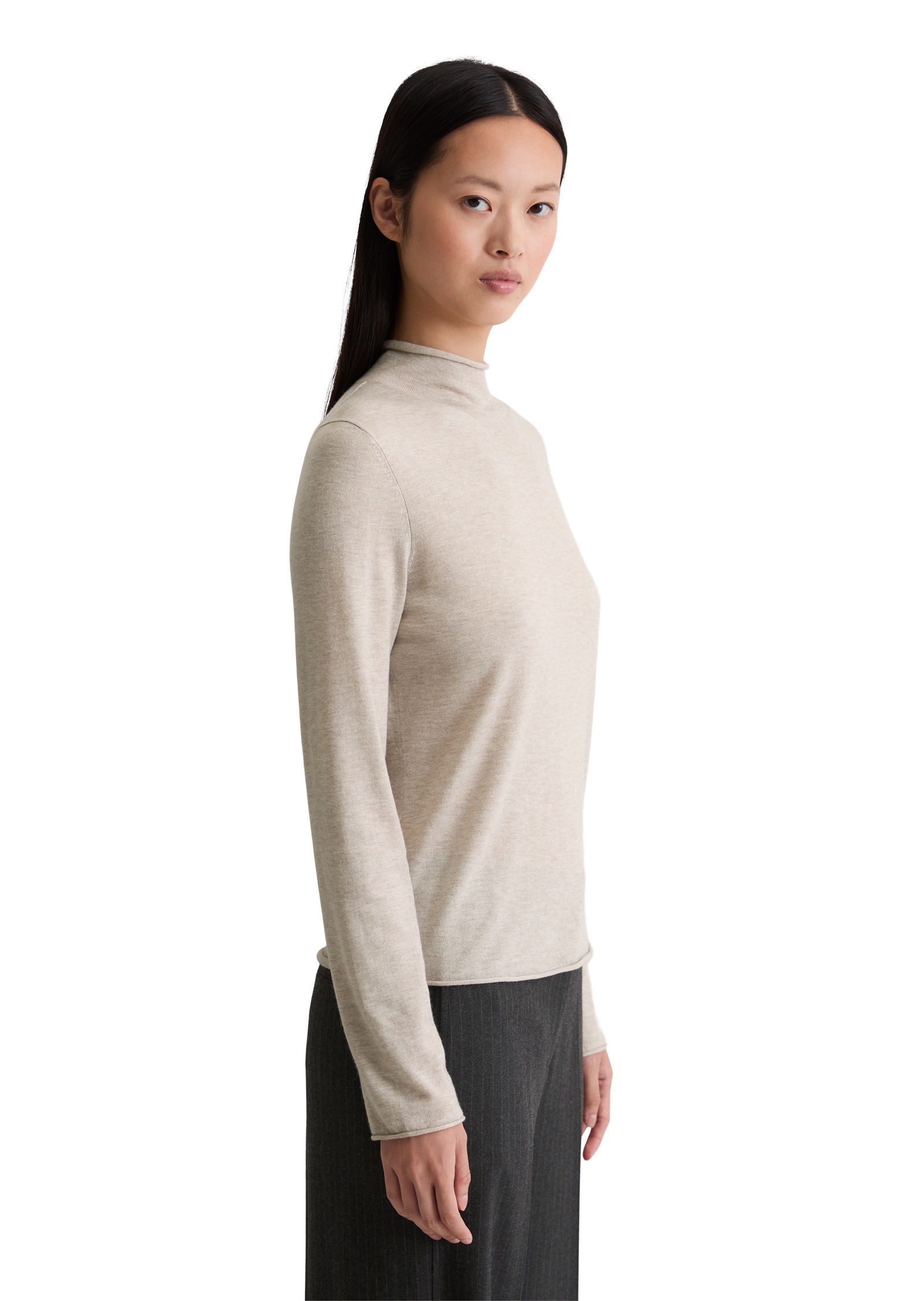 Marc OPolo Strickpullover "aus edlem Schurwolle-Viskose-Mix" günstig online kaufen