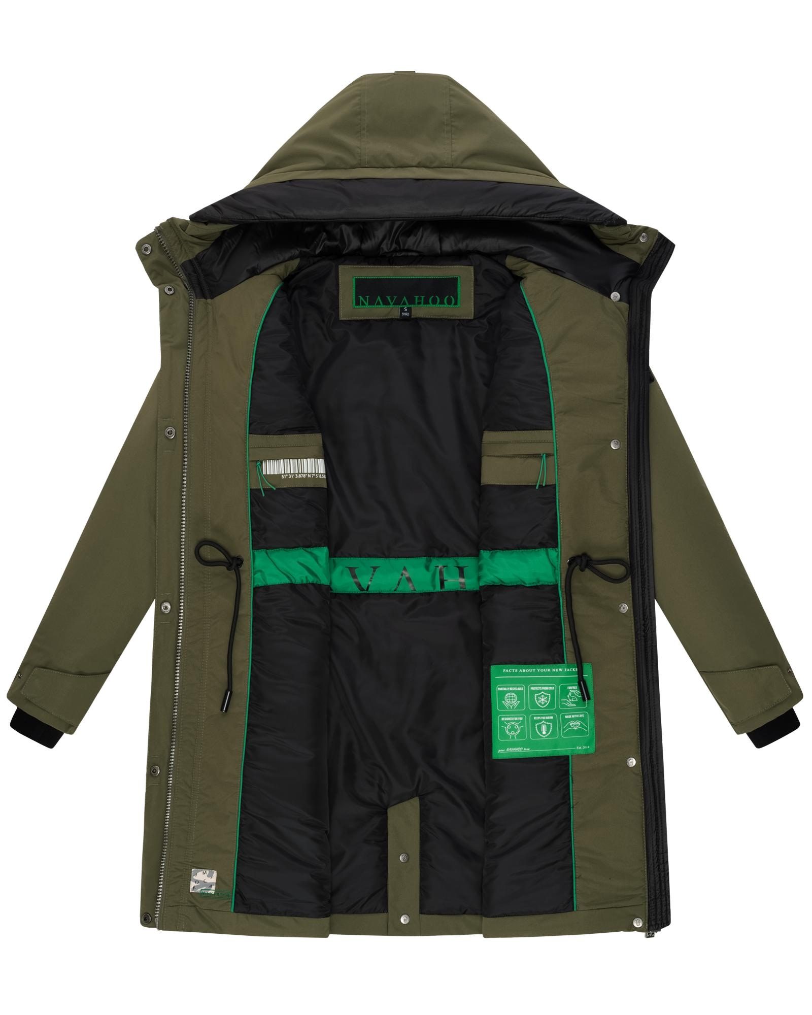 Navahoo Winterjacke »Eissturm 14«, mit Kapuze, Wasserabweisende Jacke mit Kapuze