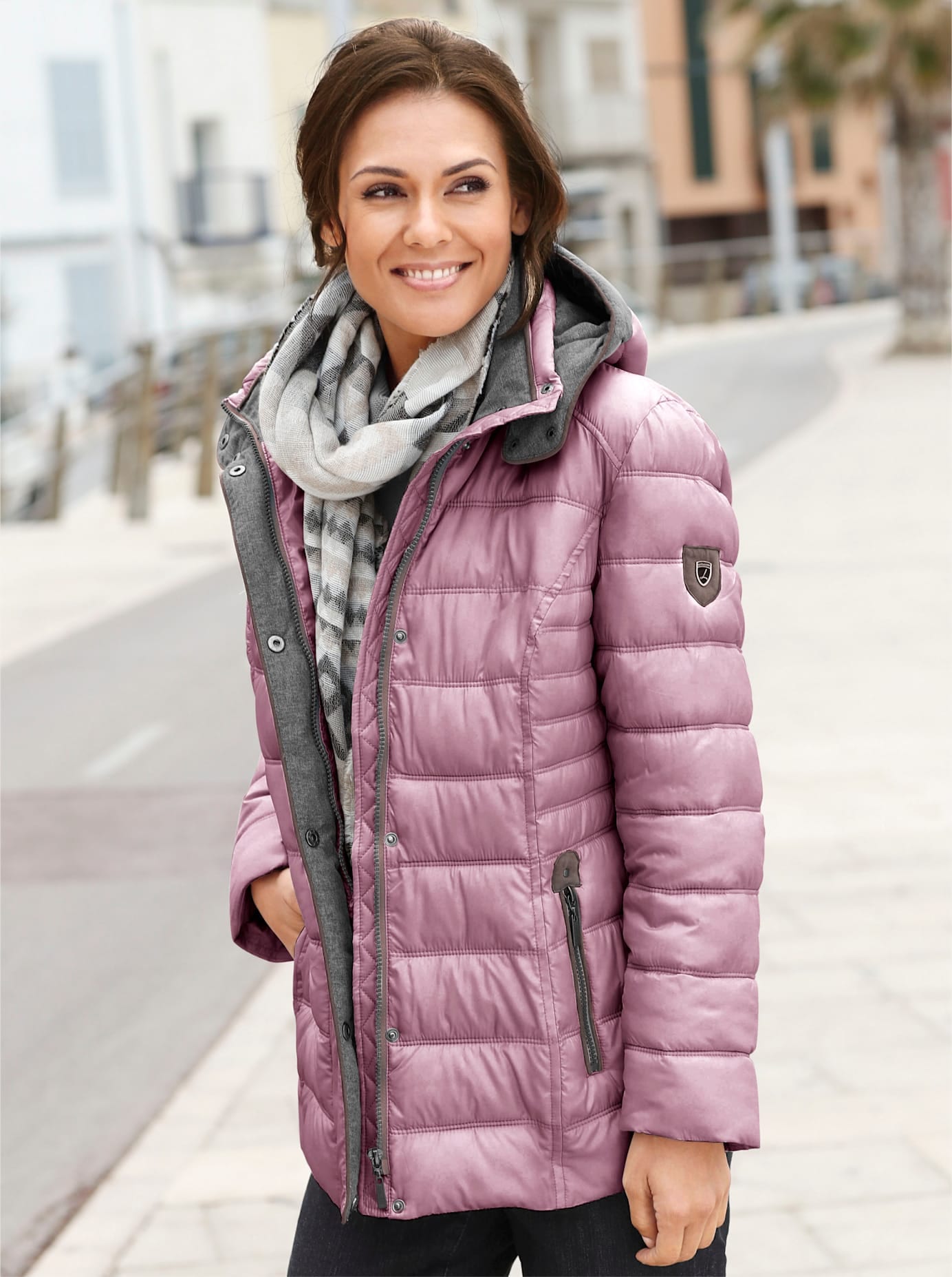 Casual Looks Steppjacke, mit Kapuze