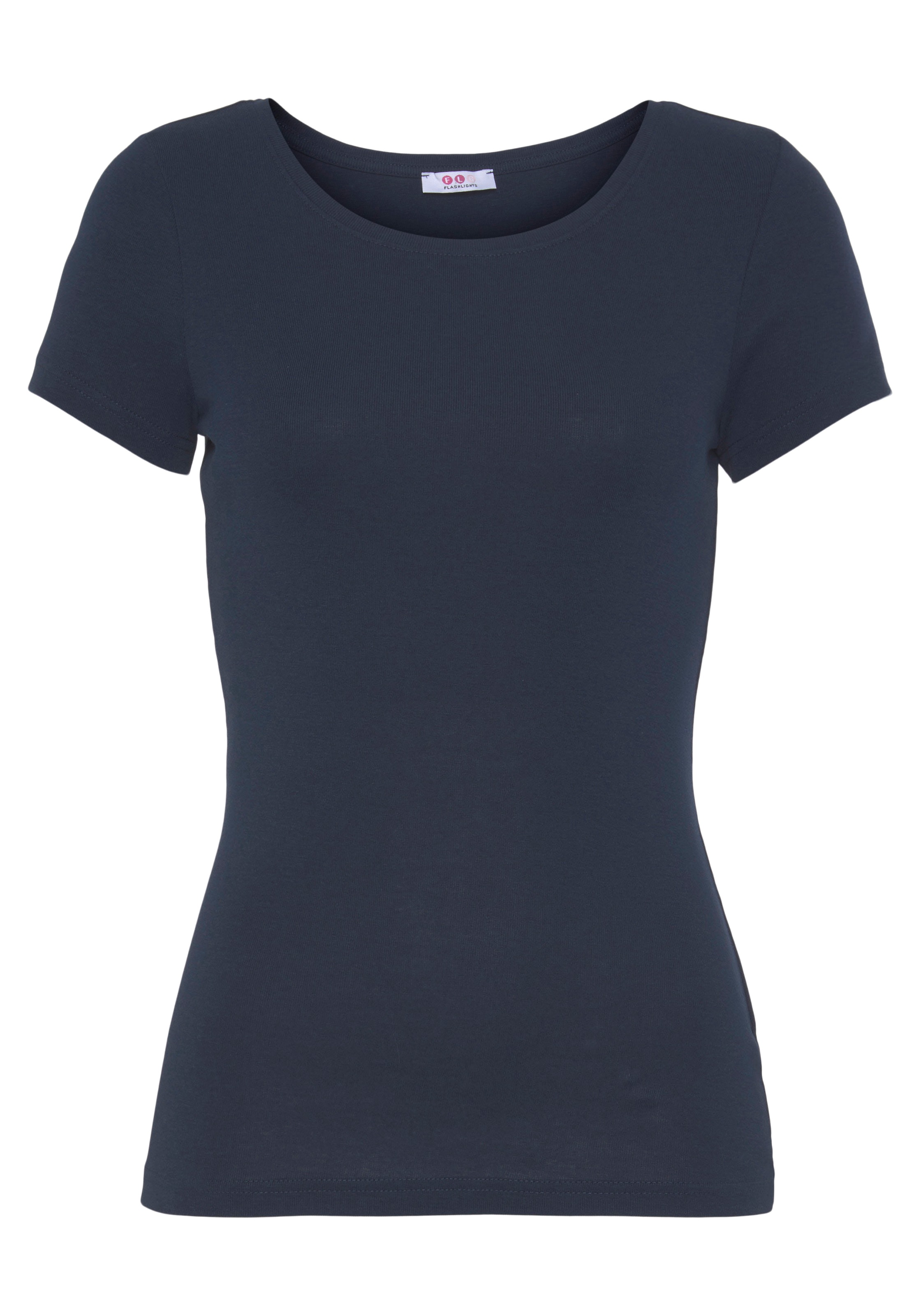 Flashlights T-Shirt, 3 Stk. Kurzarm, sehr figurbetonte Passform, aus Feinri günstig online kaufen