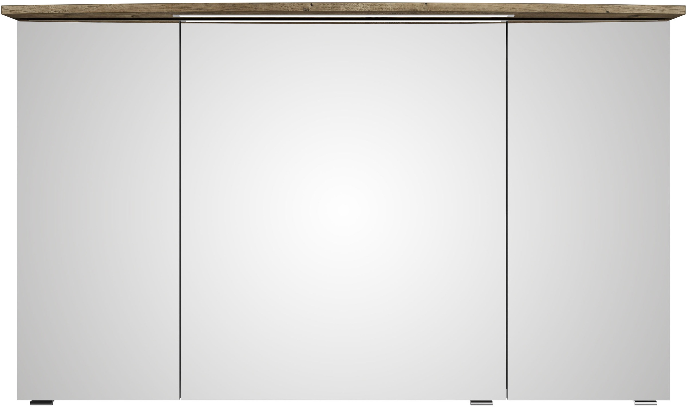 Saphir Badmöbel-Set »Serie 4010 2-teilig Keramik-Waschtisch mit LED-Spiegelschrank«, (Set), Badezimmer Set 122 cm breit, inkl. Türdämpfer, 5 Türen, 2 Schubladen