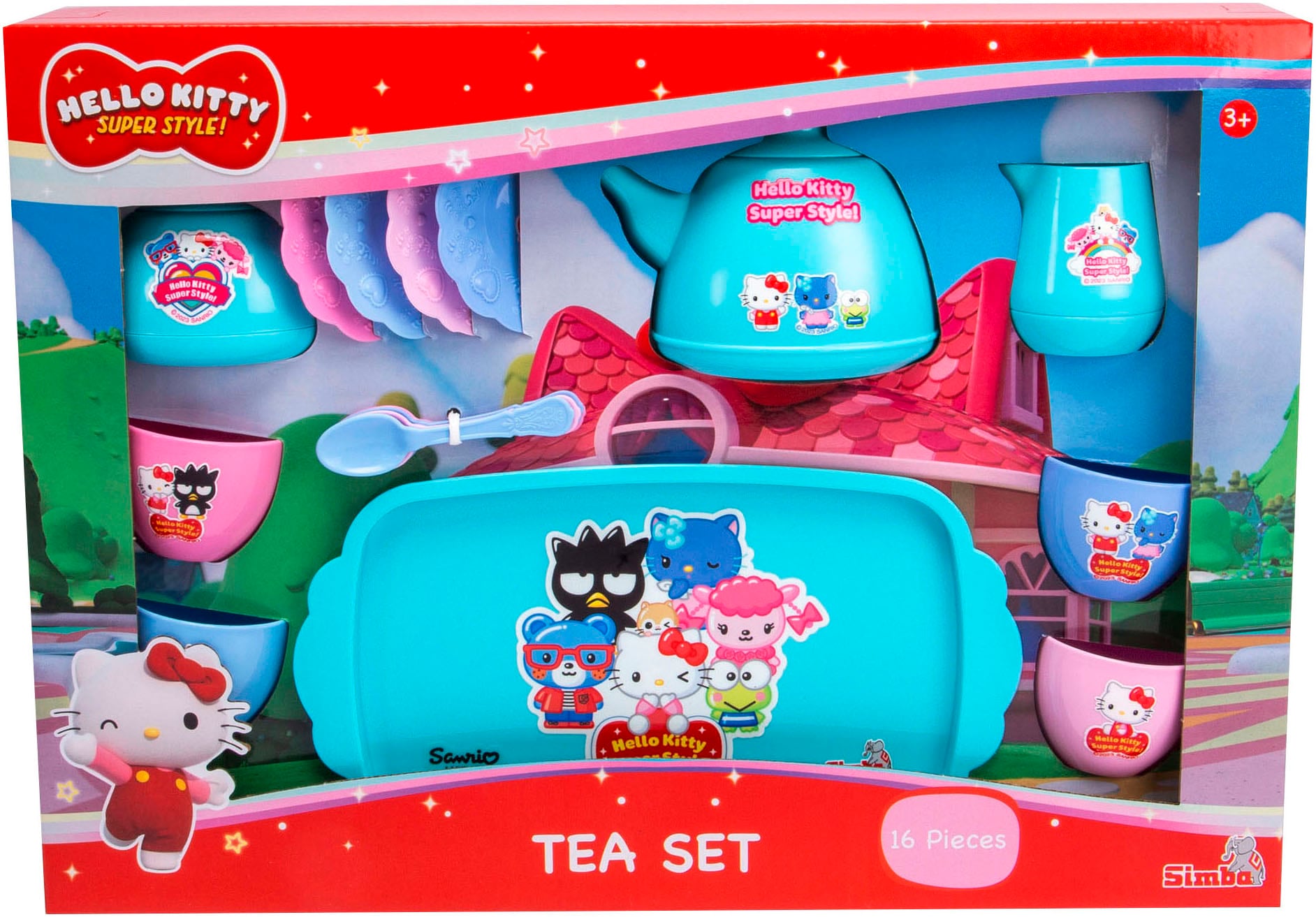 SIMBA Spielgeschirr »Hello Kitty, Teeservice, 16-tlg.«