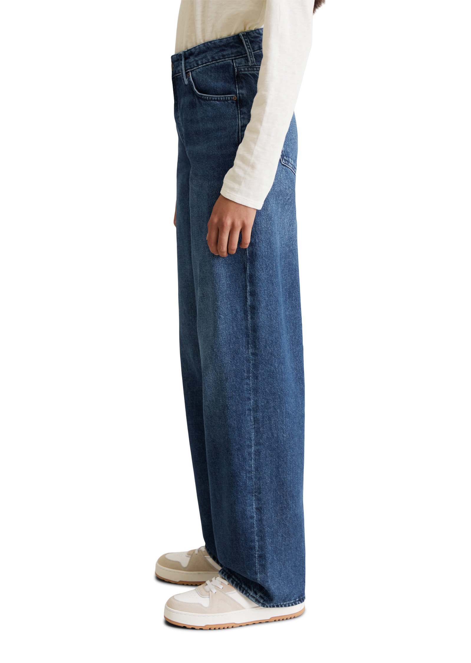 Marc O'Polo DENIM Weite Jeans »aus Baumwolle ohne Stretch«