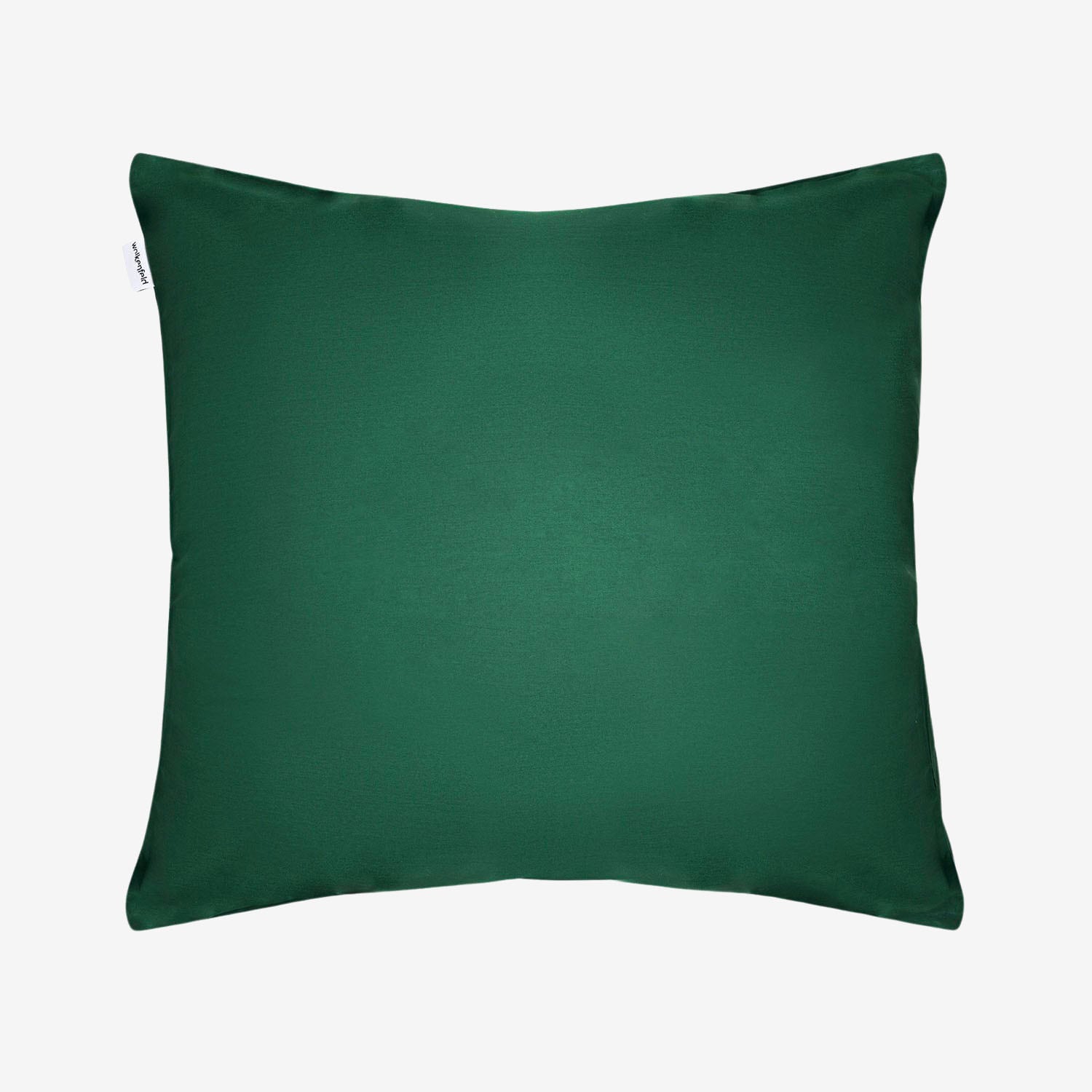 Wolkenfeld Kissenbezug "Mako-Satin Baumwolle Kopfkissenbezug - Premium Kissenbezug" Größe 80x80 und 40x80 cm; versteckter Reißverschluss